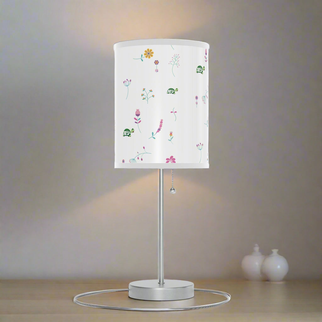 Lamp on a Stand, US|CA plug - "Baby in Bloom"