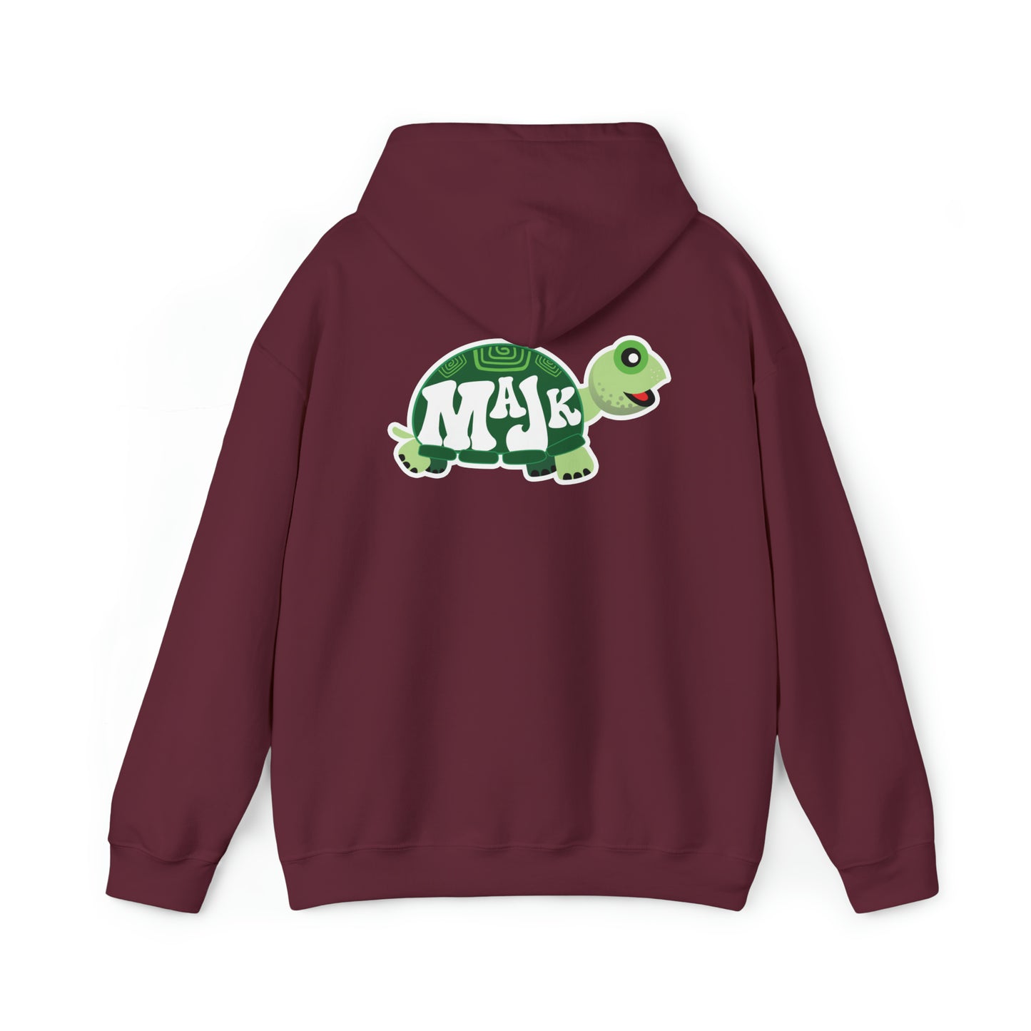 Unisex Heavy Blend Hooded Sweatshirt "MaJk Turtle Logo"
