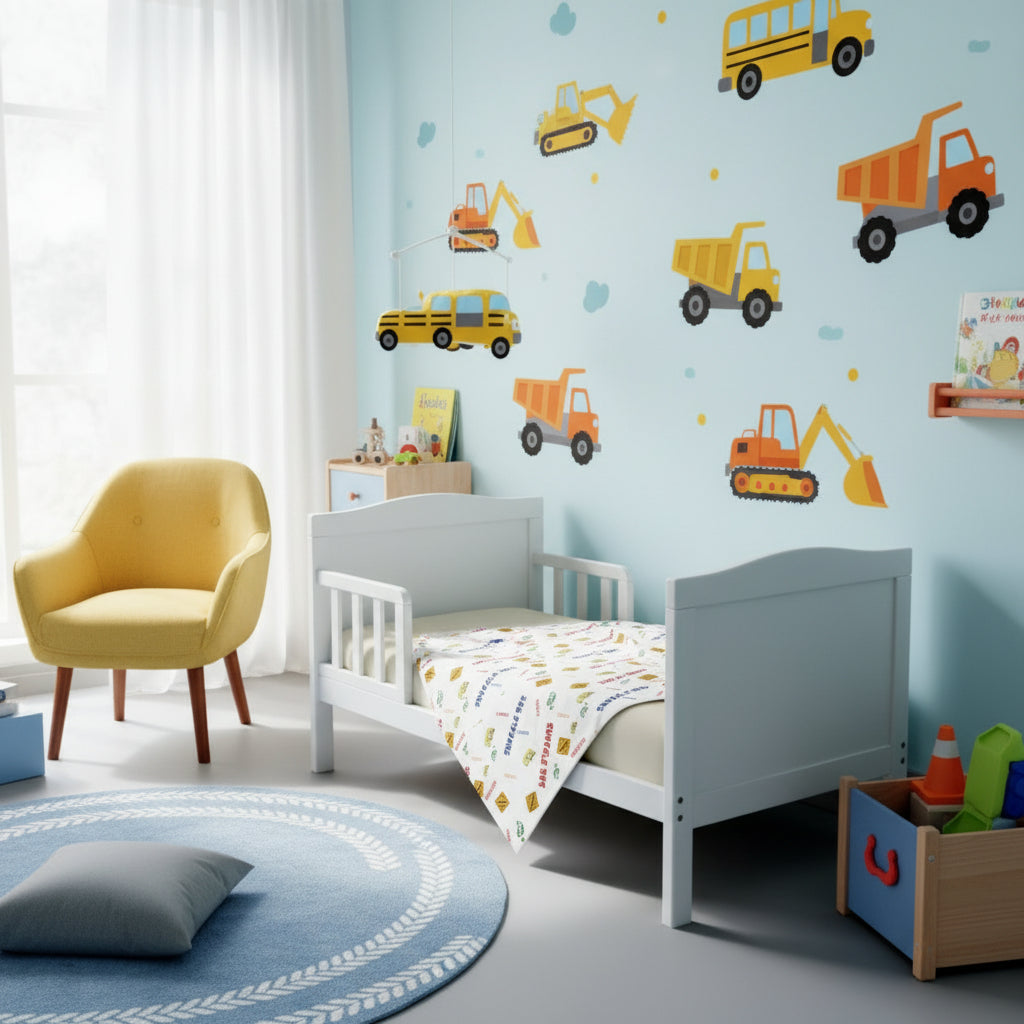 Baby Swaddle Blanket "Snuggle Bus Collection"