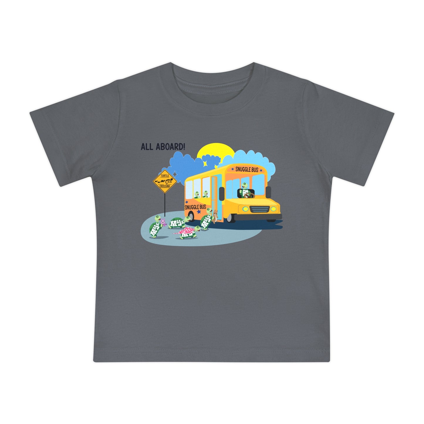 Baby Short Sleeve T-Shirt "Snuggle Bus" Collection