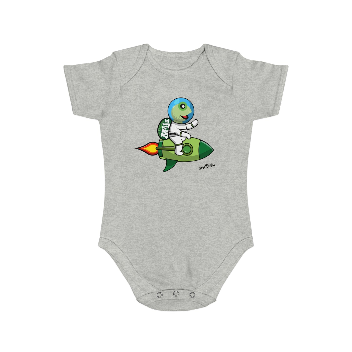 Short Sleeve Baby Bodysuit "Blast Off" collection (100% Cotton)
