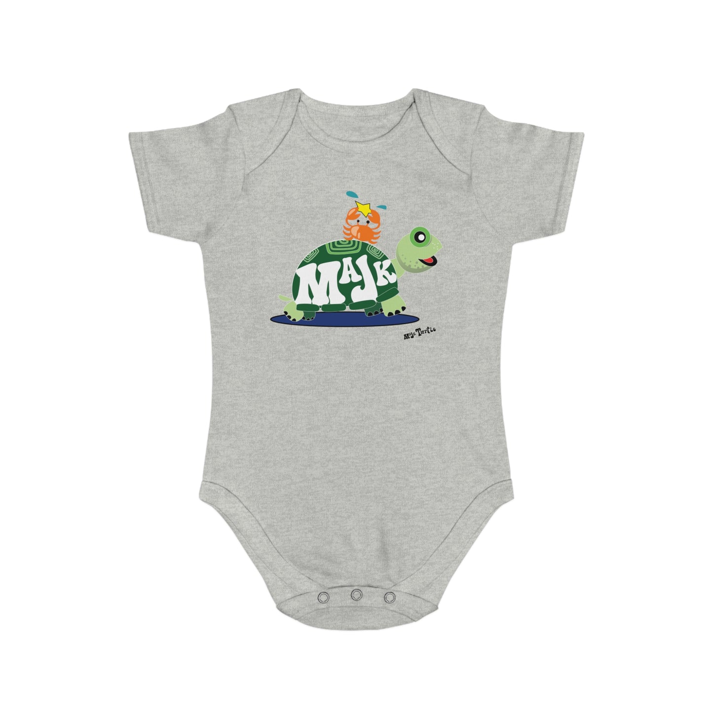 Short Sleeve Baby Bodysuit "Besties" (100% Cotton)