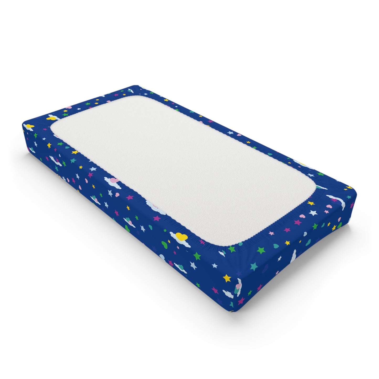 Baby Changing Pad Cover "Sweet Dreams Little One Collection" (Royal Blue)