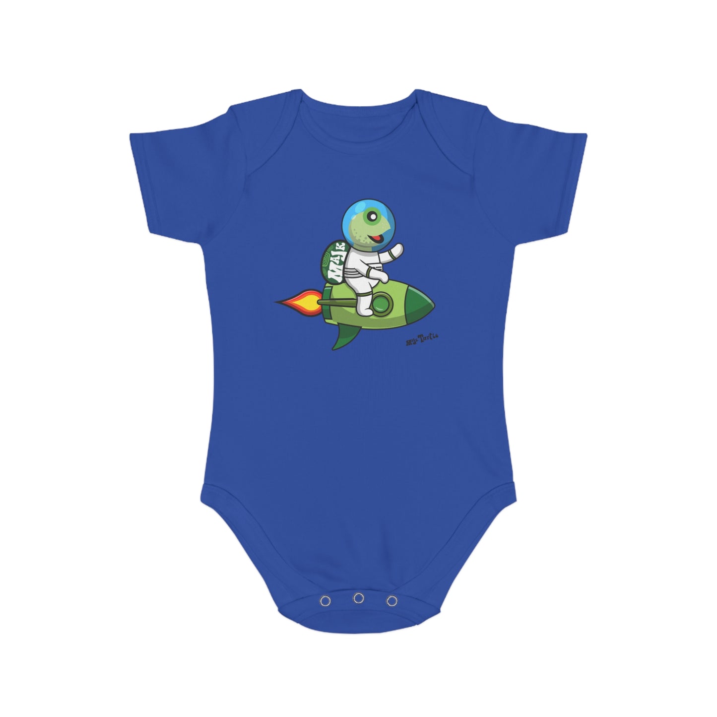 Short Sleeve Baby Bodysuit "Blast Off" collection (100% Cotton)