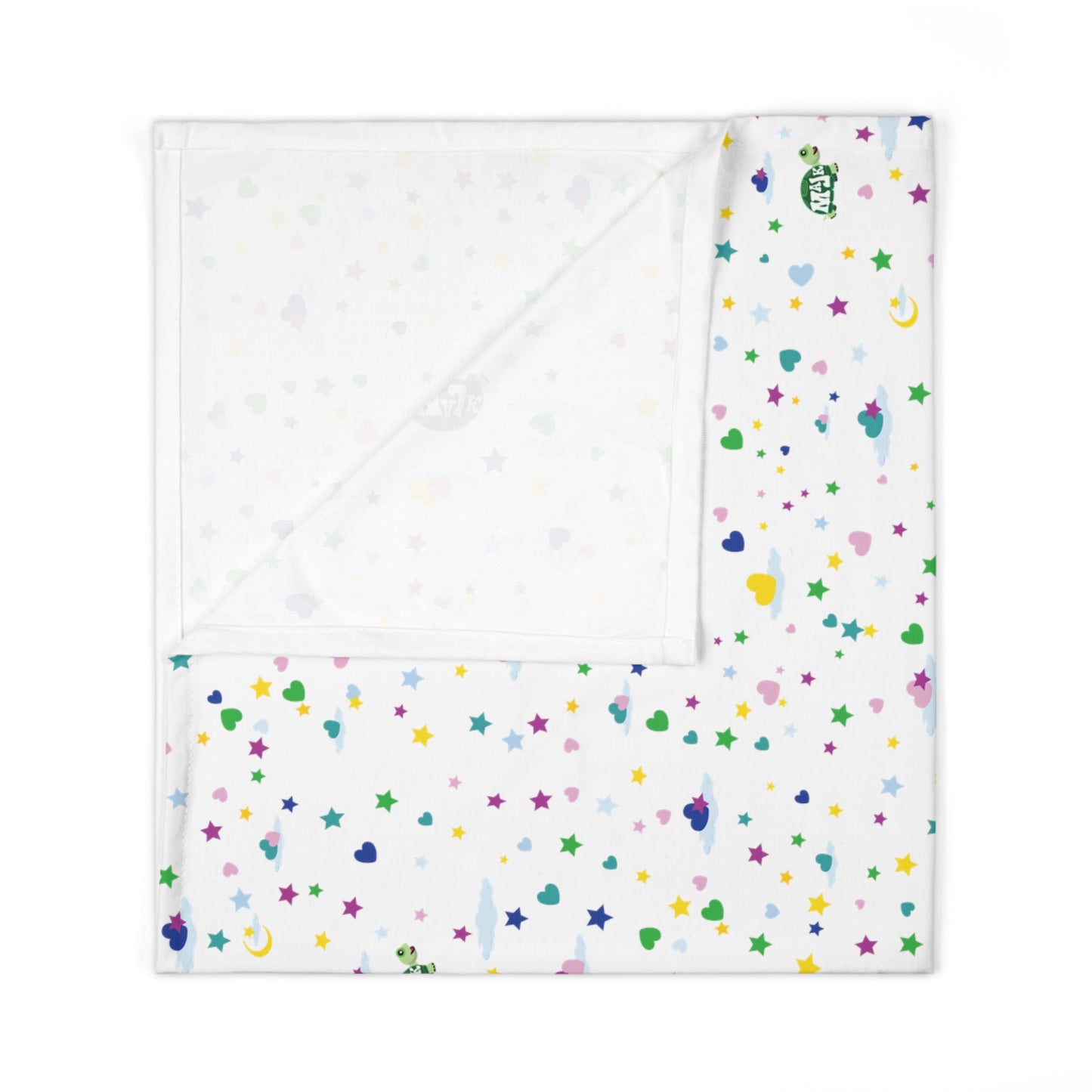 Baby Swaddle Blanket "Sweet Dreams Little One" (White)
