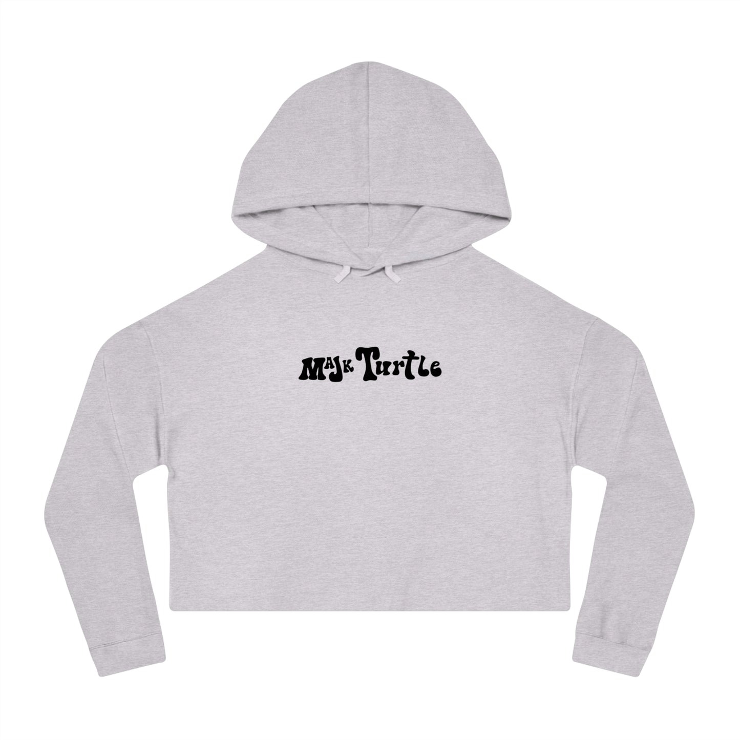 Women's Cropped Hooded Sweatshirt "Tag Shirt"
