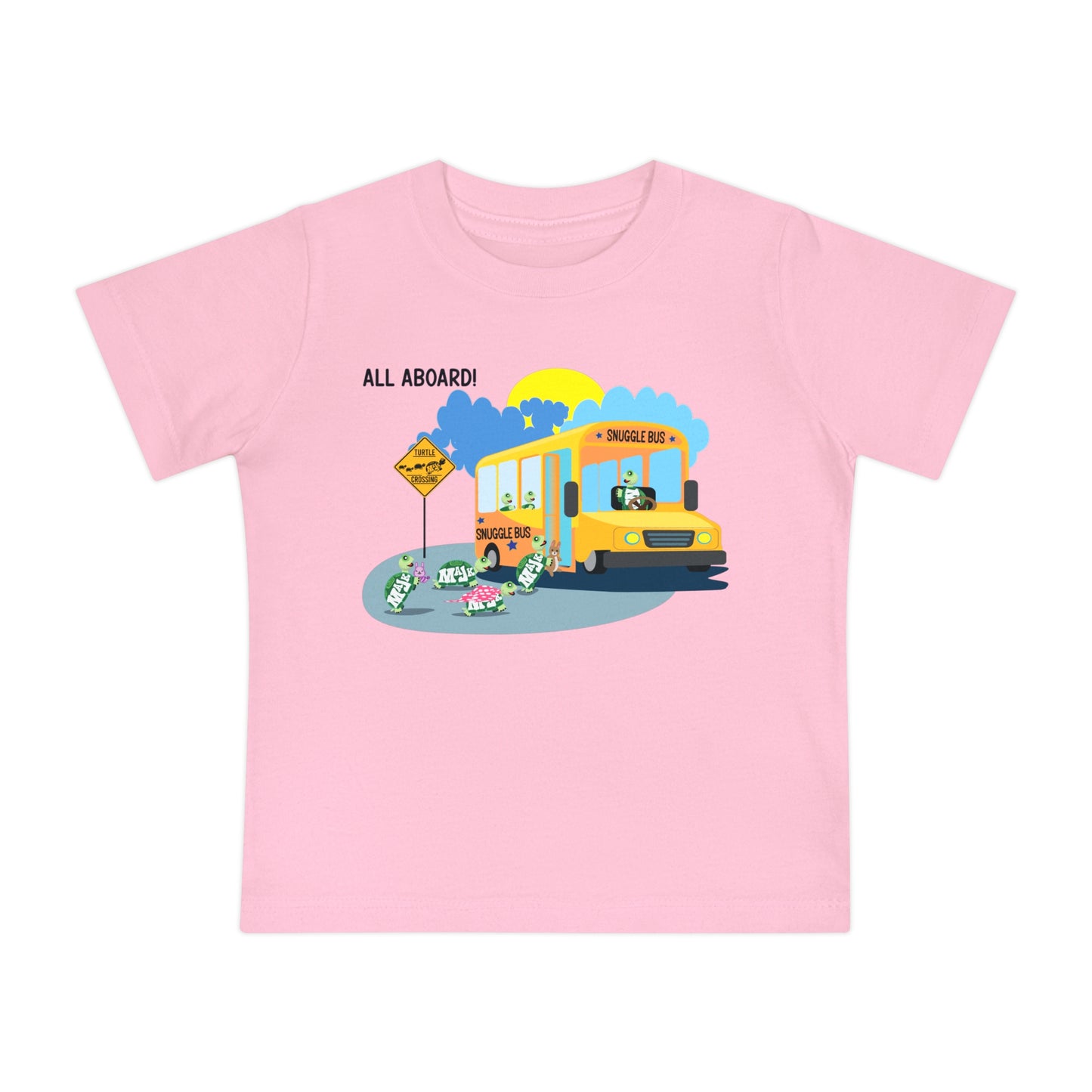 Baby Short Sleeve T-Shirt "Snuggle Bus" Collection