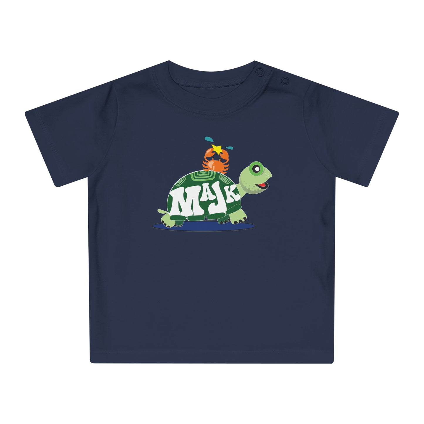 Baby T-Shirt -"Bestie's" Collection w/ unilateral shoulder snaps