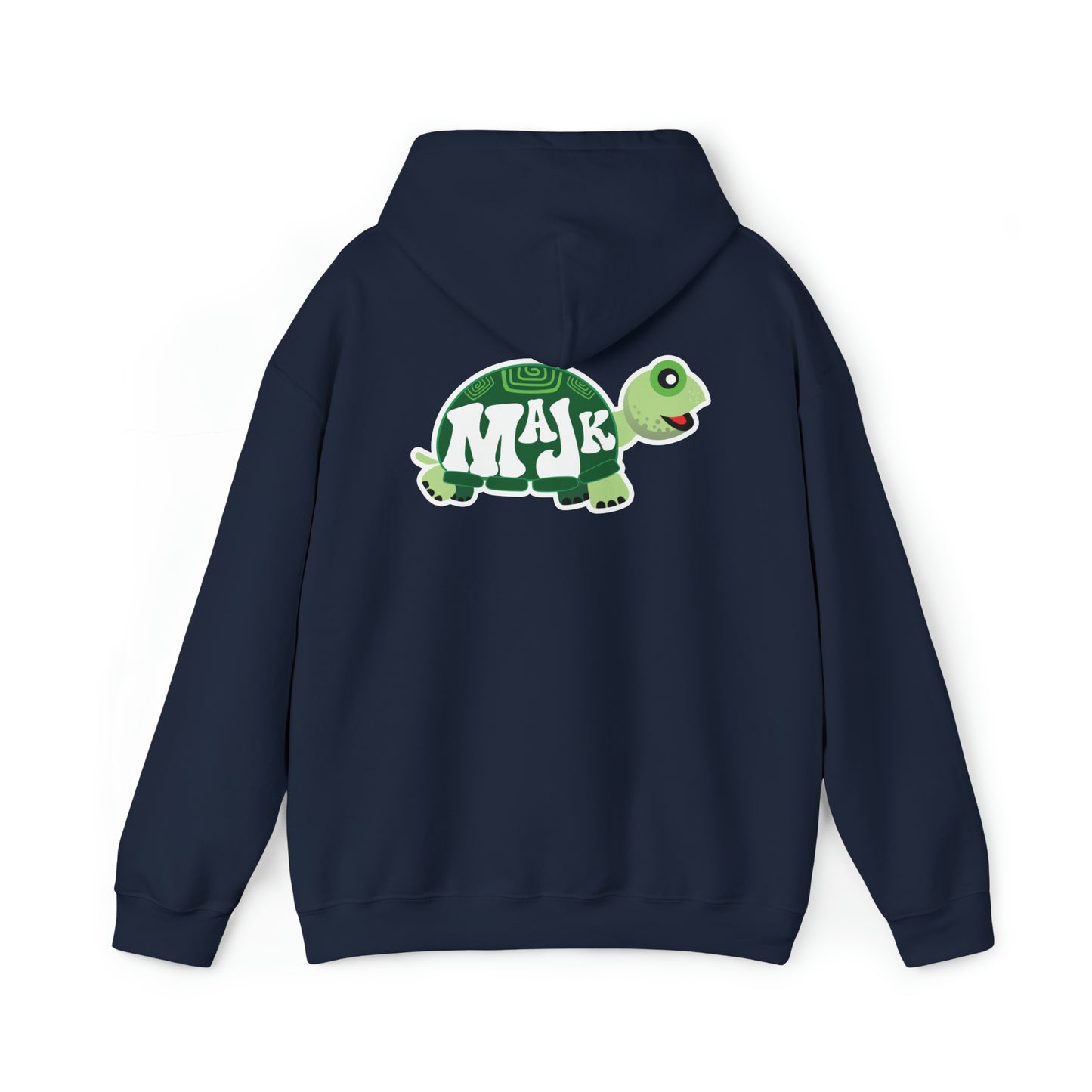Unisex Heavy Blend Hooded Sweatshirt "MaJk Turtle Logo"