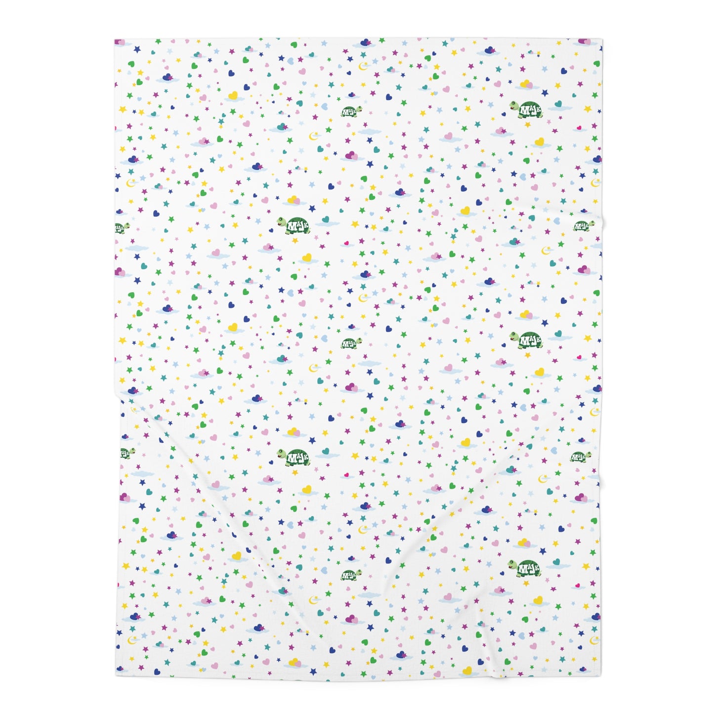 Baby Swaddle Blanket "Sweet Dreams Little One" (White)