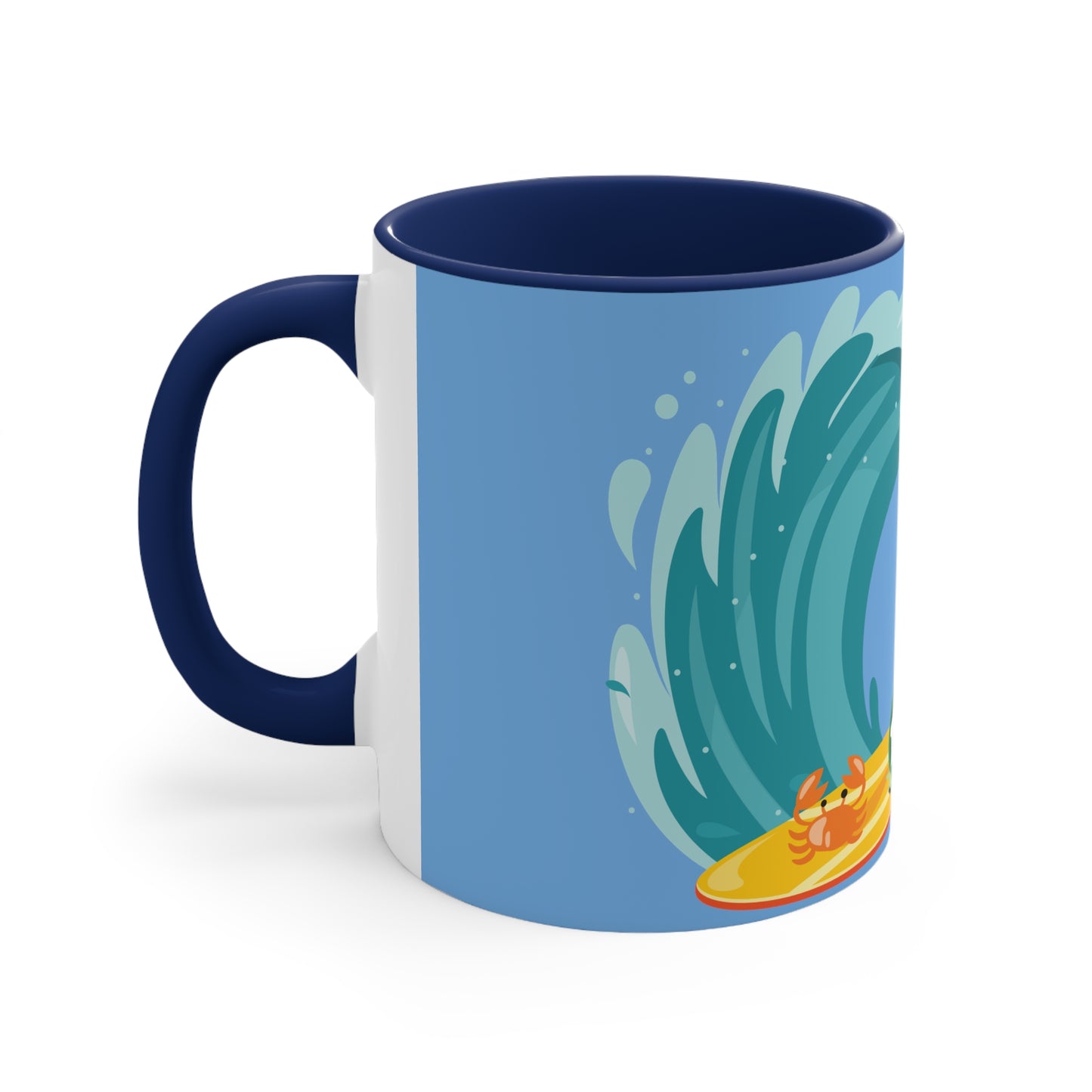 Accent Coffee Mug, 11oz, Turtally Tubed Collection