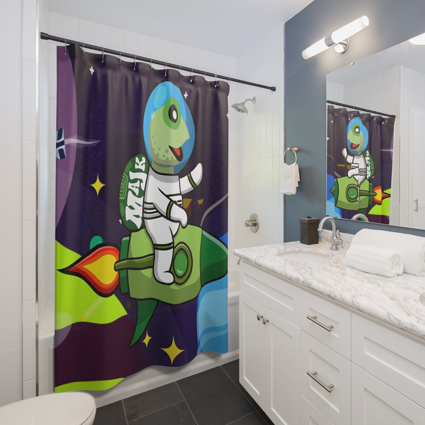 Shower Curtains, "Cosmic Grandeur"