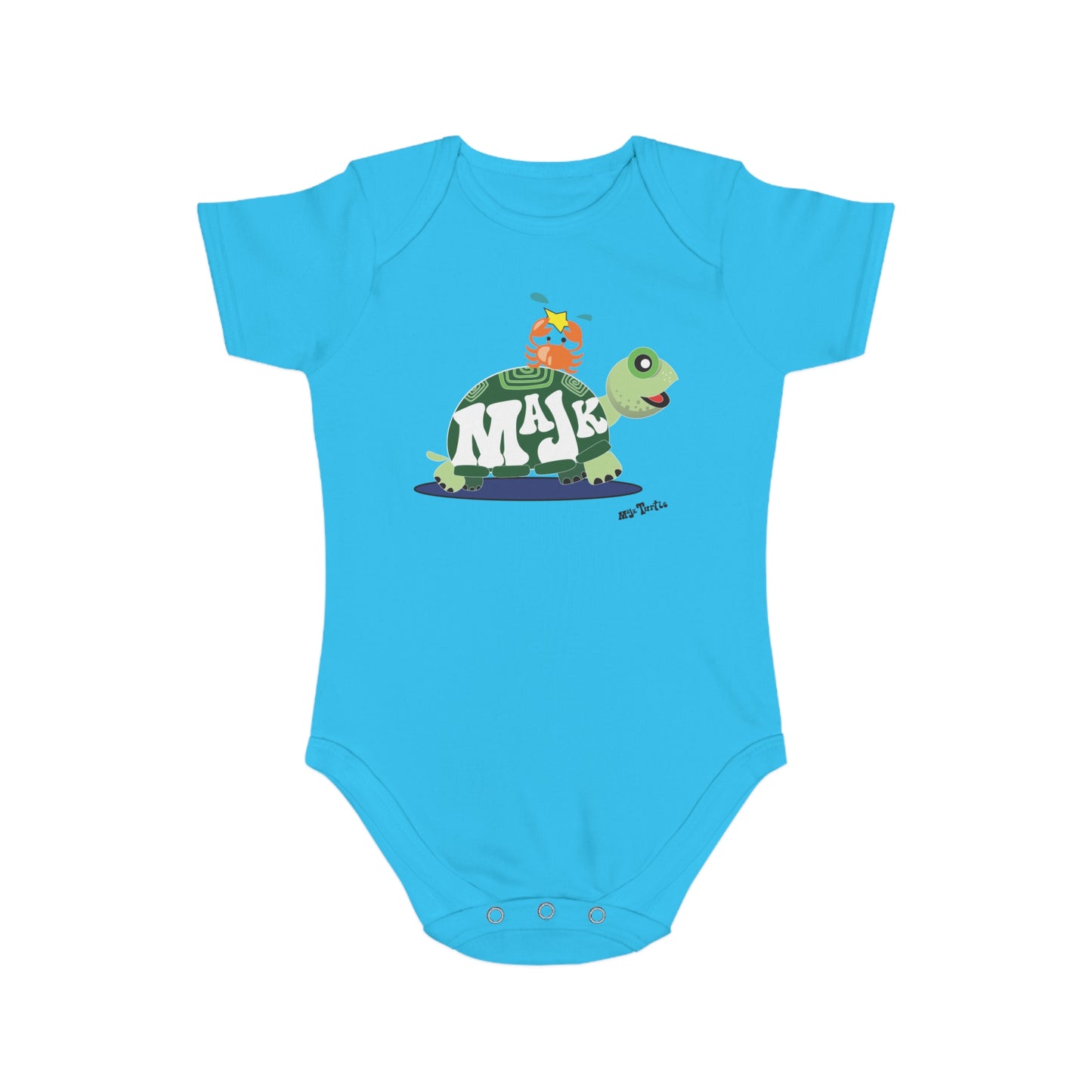 Short Sleeve Baby Bodysuit "Besties" (100% Cotton)