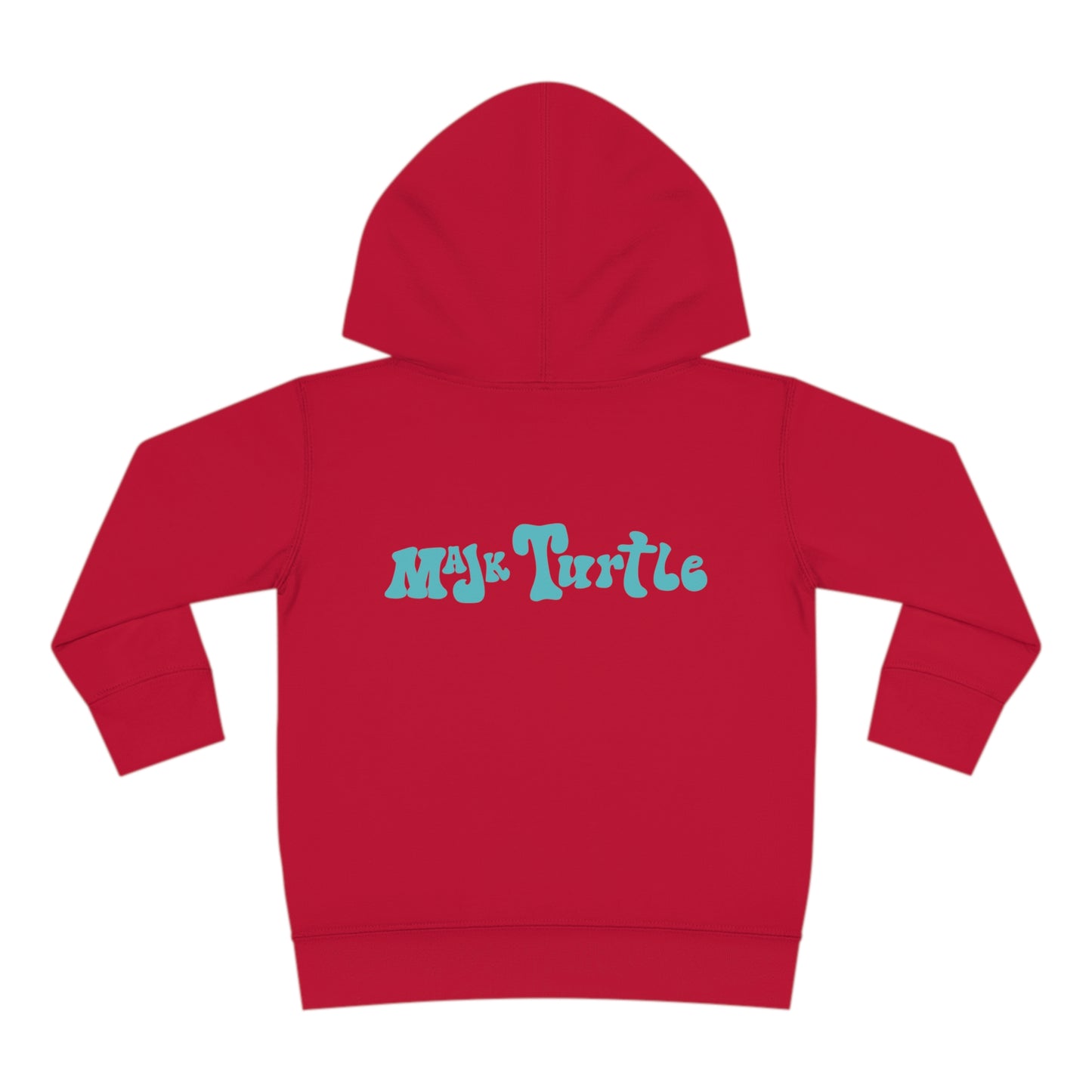 Toddler Pullover, Fleece Hoodie "Besties" (Aqua Logo on back)