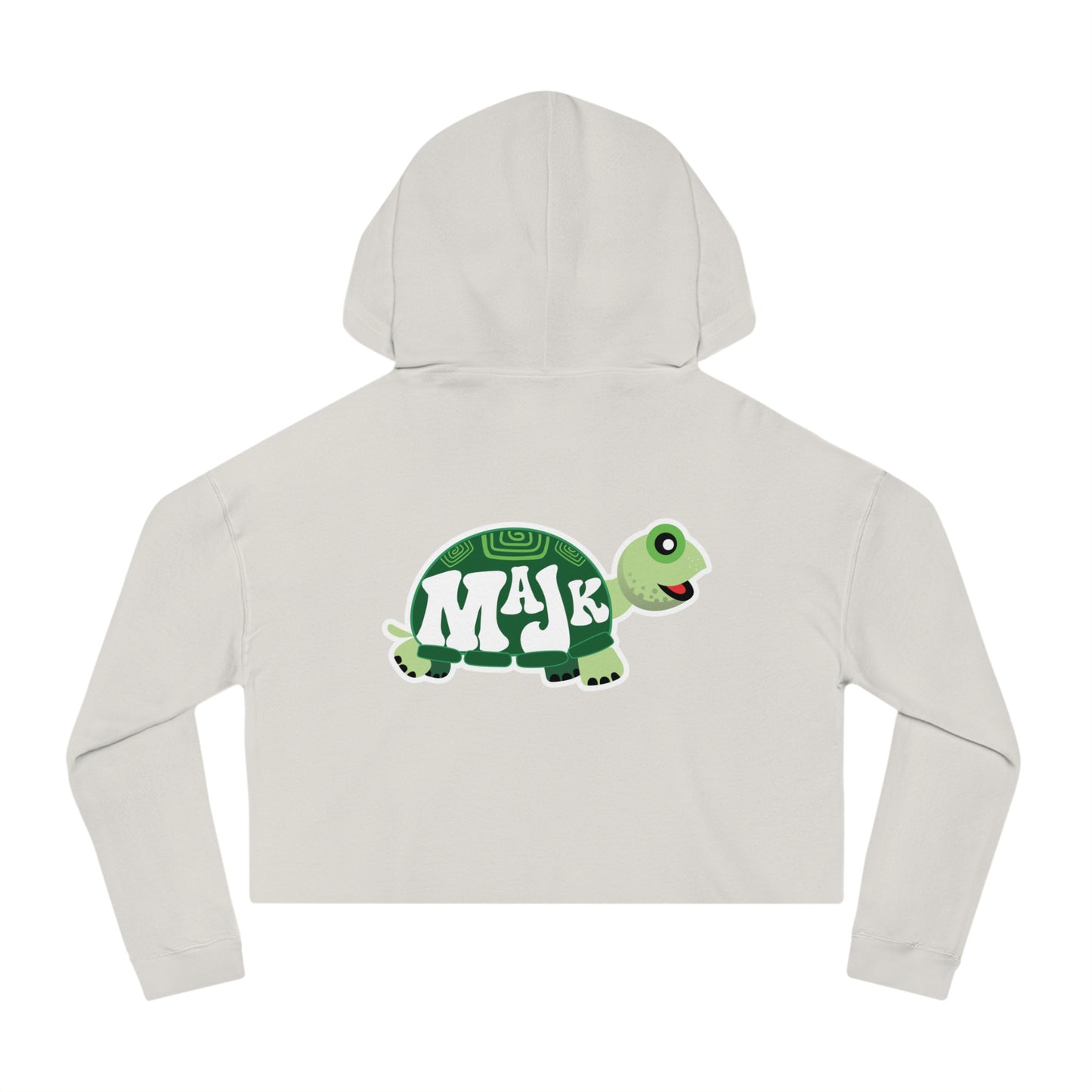 Women's Cropped Hooded Sweatshirt "Tag Shirt"