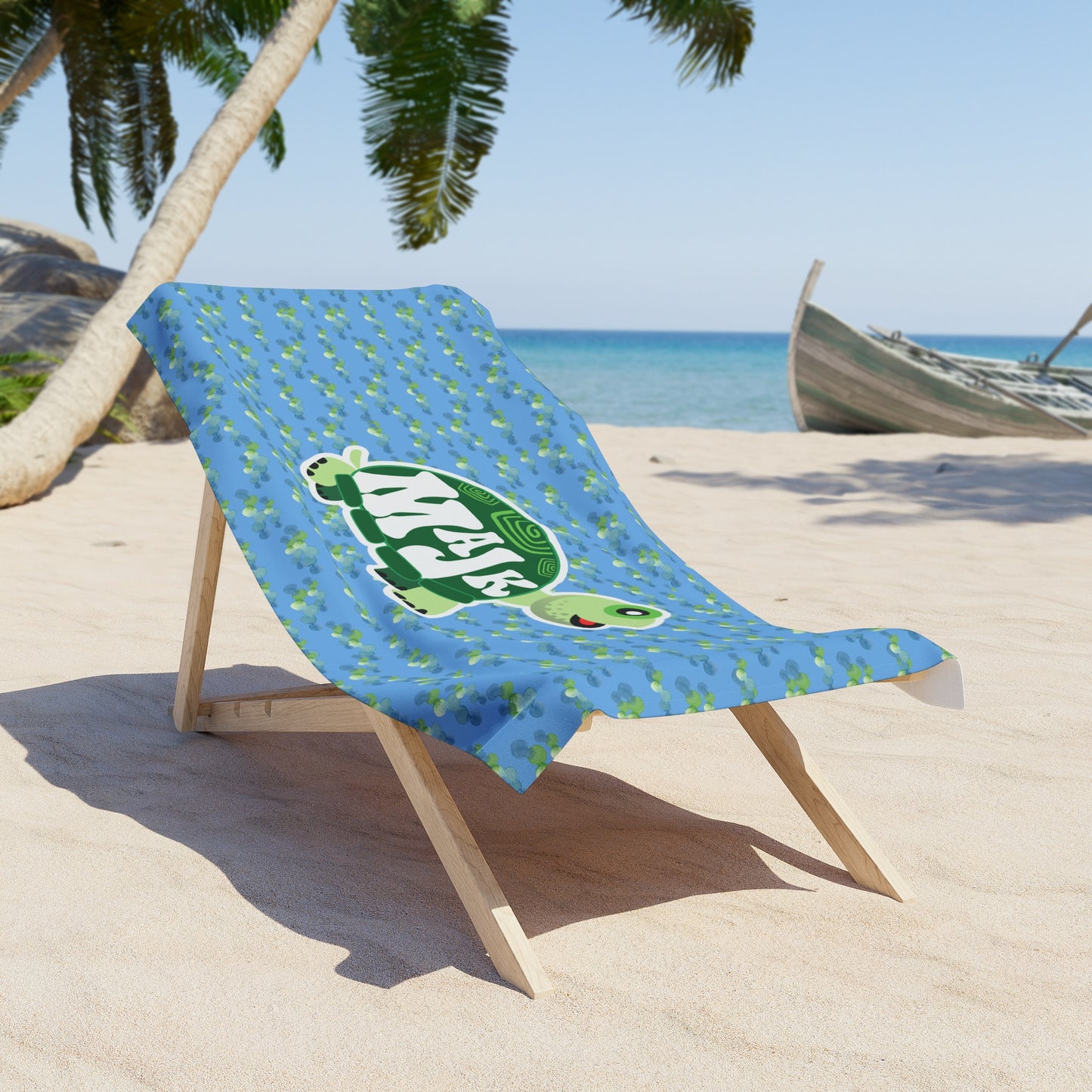 30in x 60in Beach towel "Sea glass"