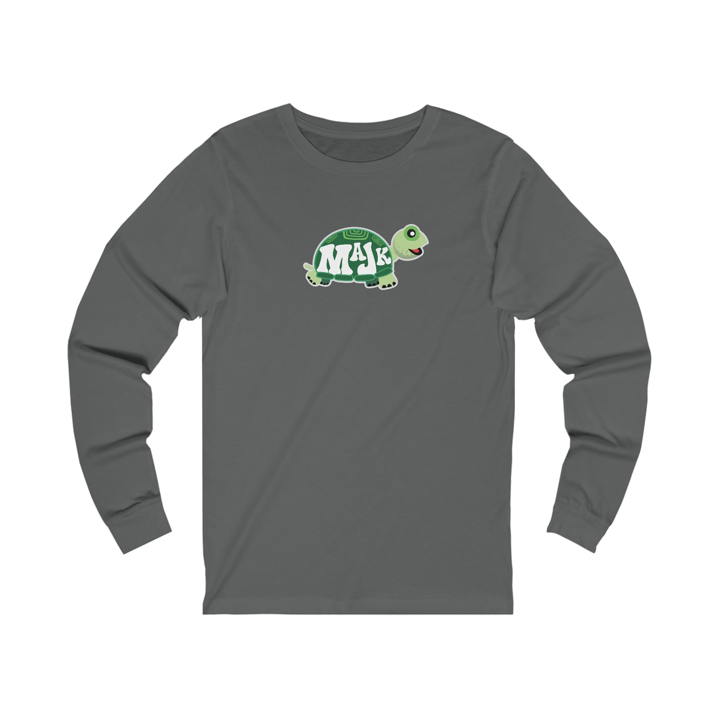 Unisex Jersey Long Sleeve Tee, MaJK Turtle Logo