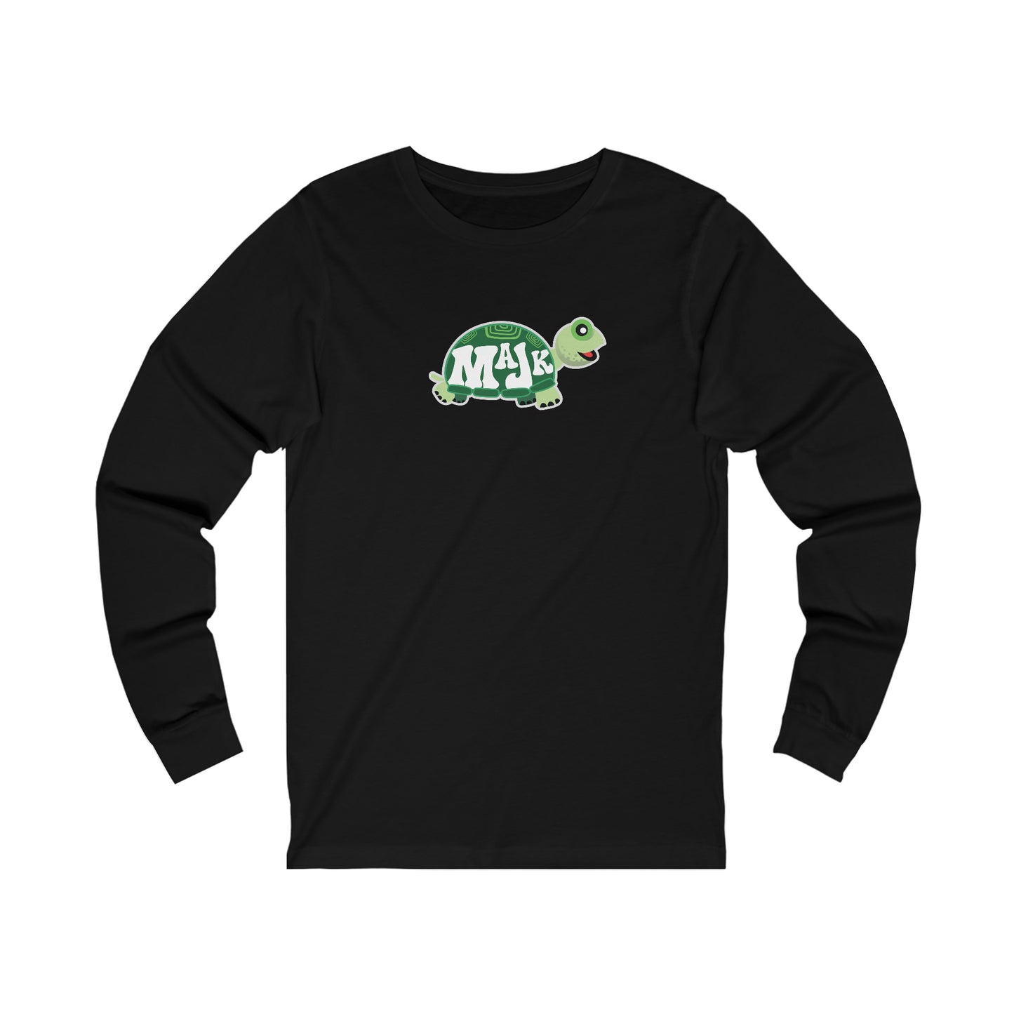 Unisex Jersey Long Sleeve Tee, MaJK Turtle Logo