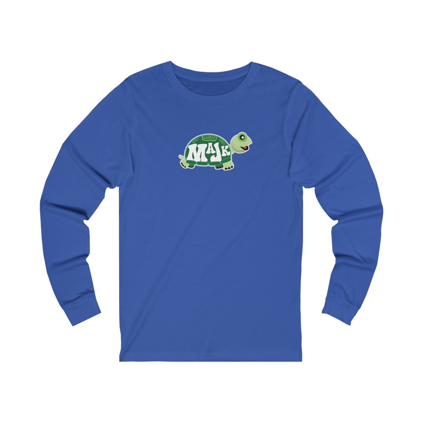 Unisex Jersey Long Sleeve Tee, MaJK Turtle Logo