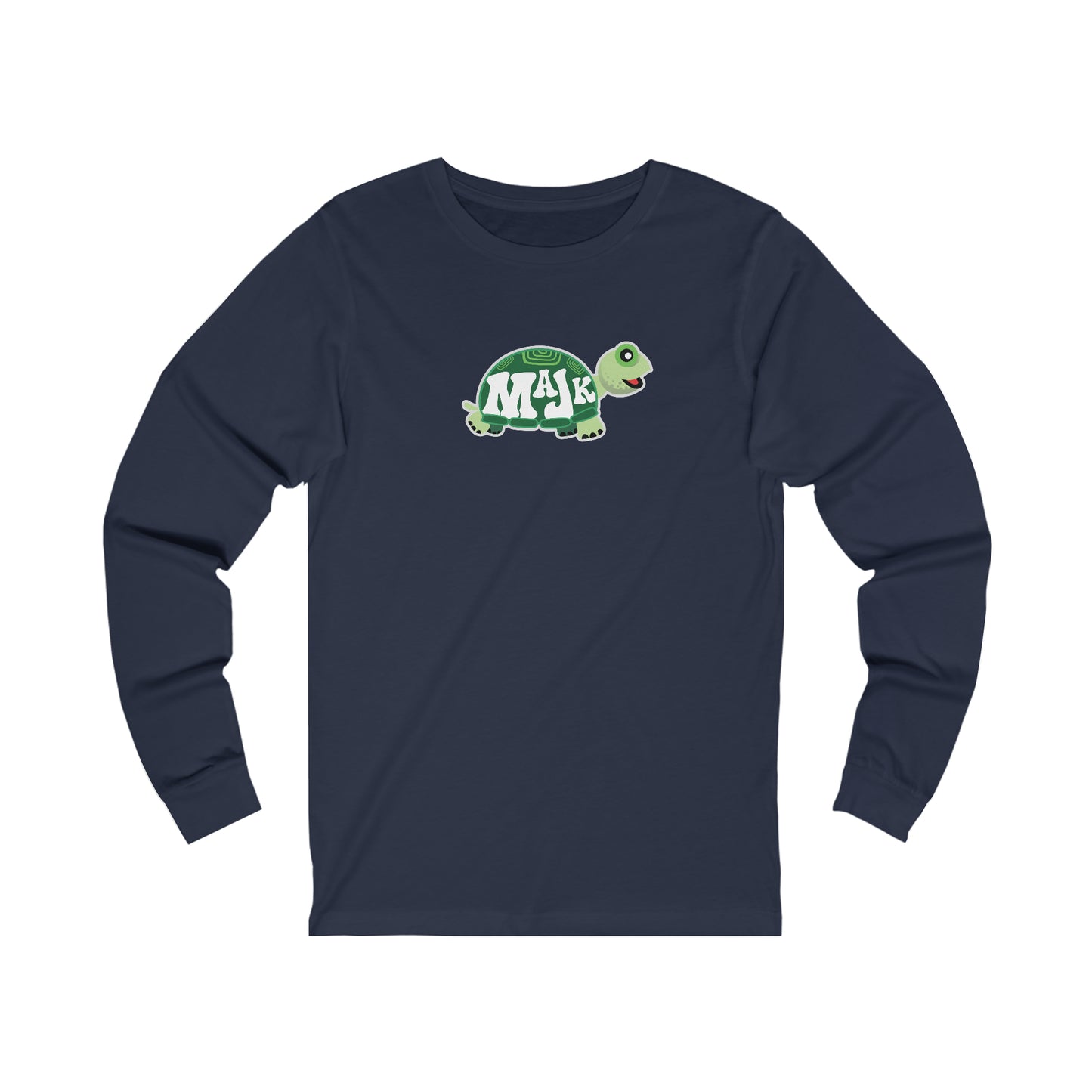 Unisex Jersey Long Sleeve Tee, MaJK Turtle Logo