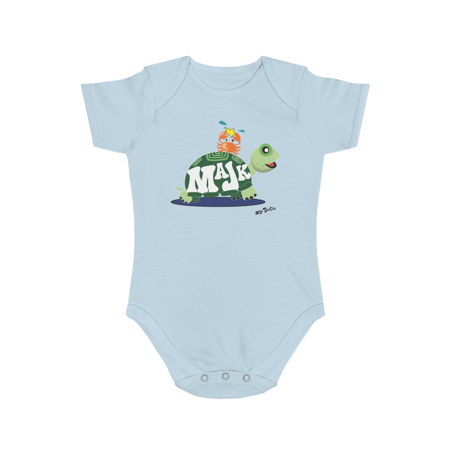 Short Sleeve Baby Bodysuit "Besties" (100% Cotton)