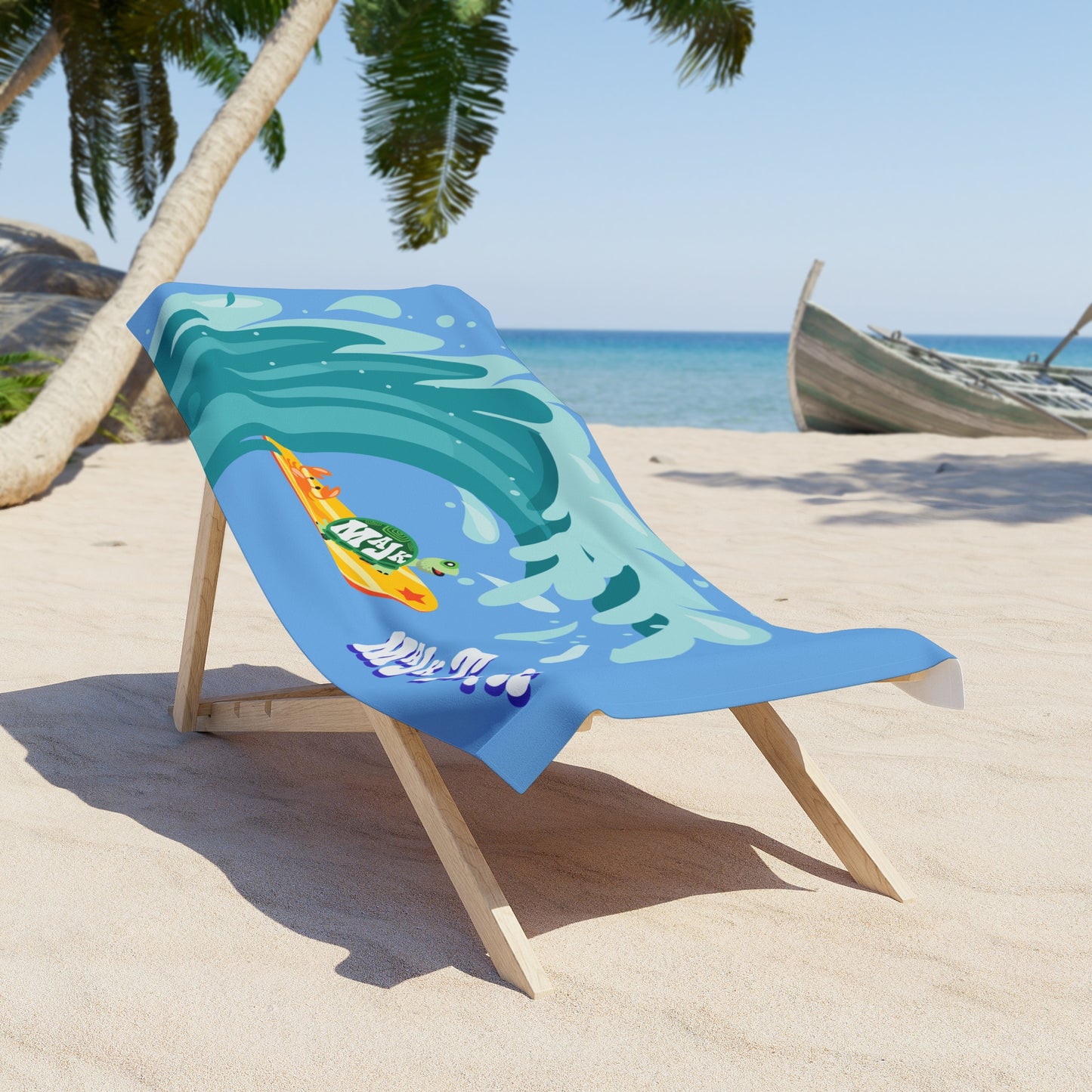 Beach Towel "Surfs Up"