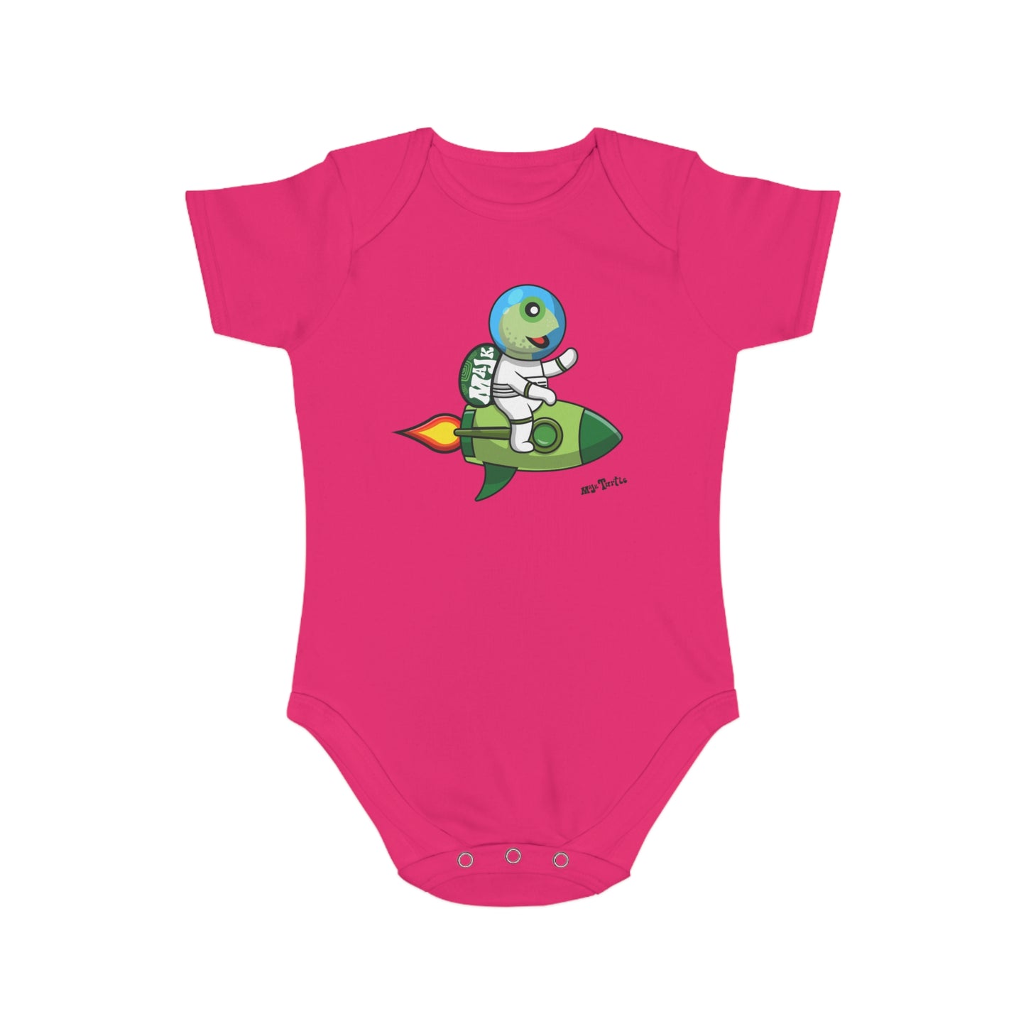 Short Sleeve Baby Bodysuit "Blast Off" collection (100% Cotton)