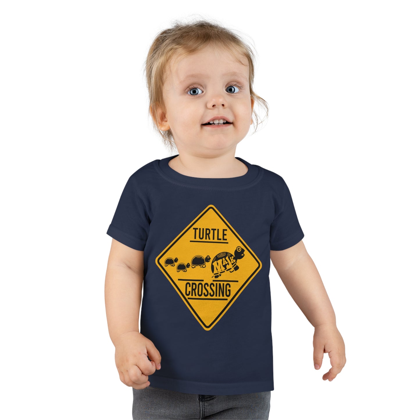 Toddler T-shirt "Turtle Crossing"