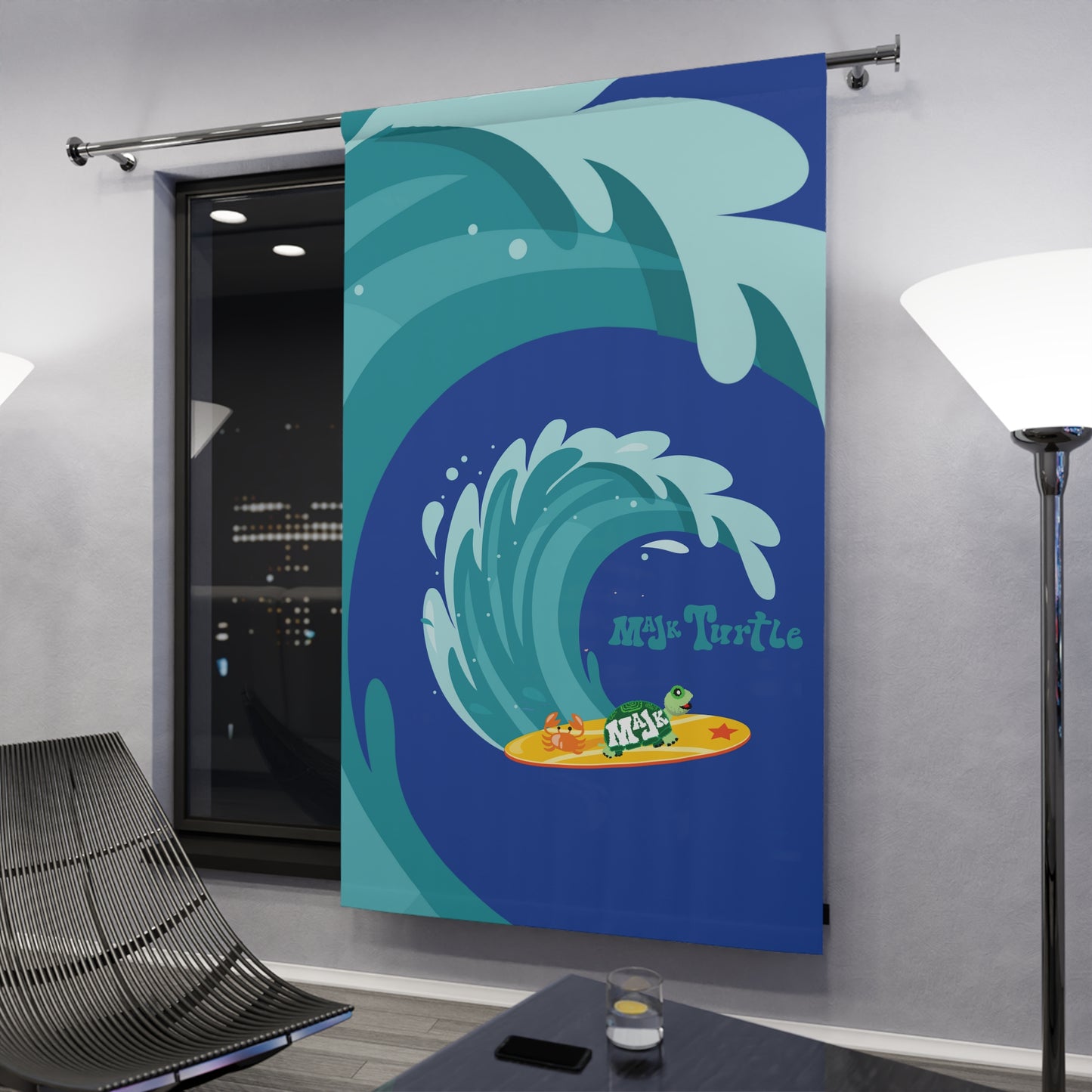 Window Curtains (1 Piece) "Turtally Tubed Collection"/ Black out Curtain