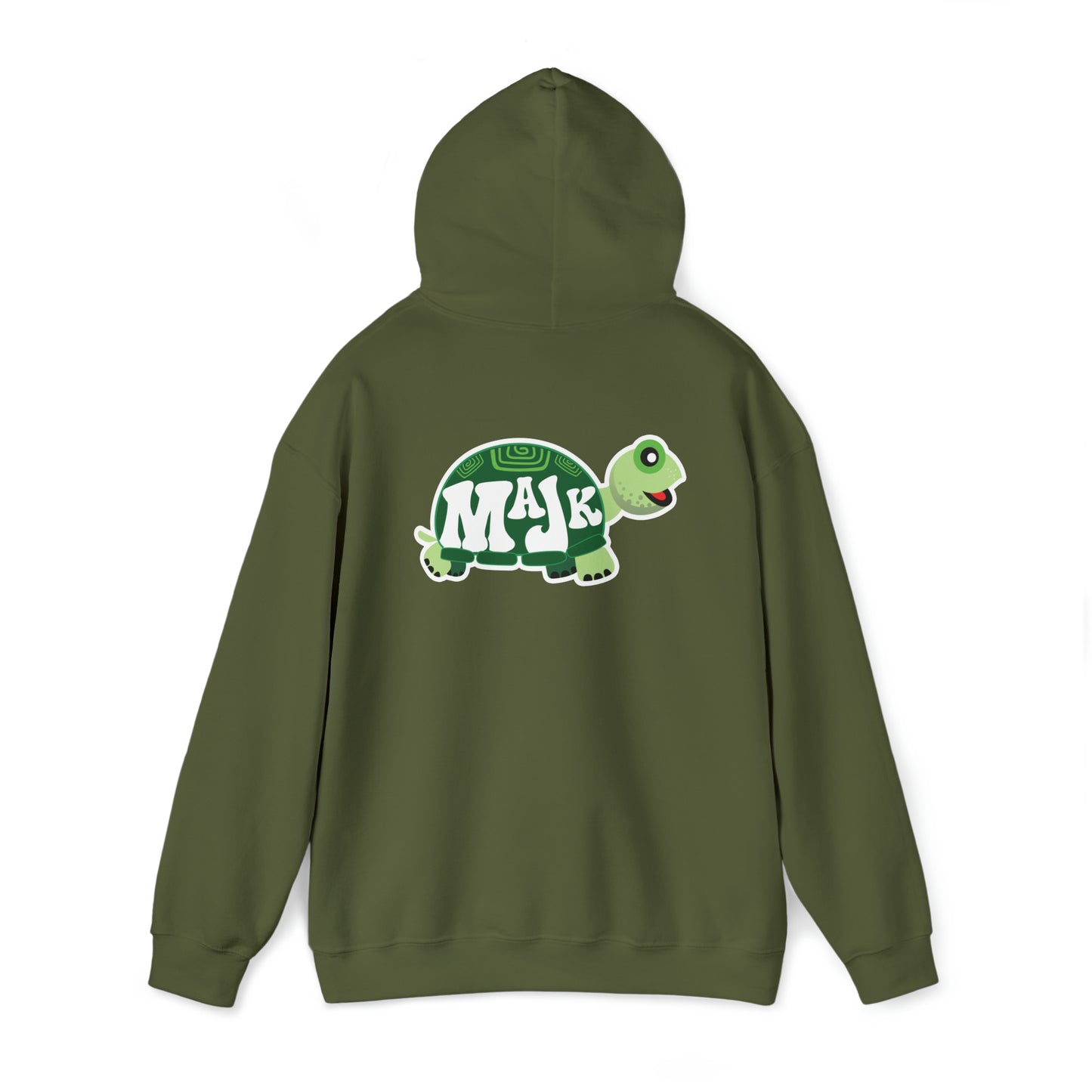 Unisex Heavy Blend Hooded Sweatshirt "MaJk Turtle Logo"