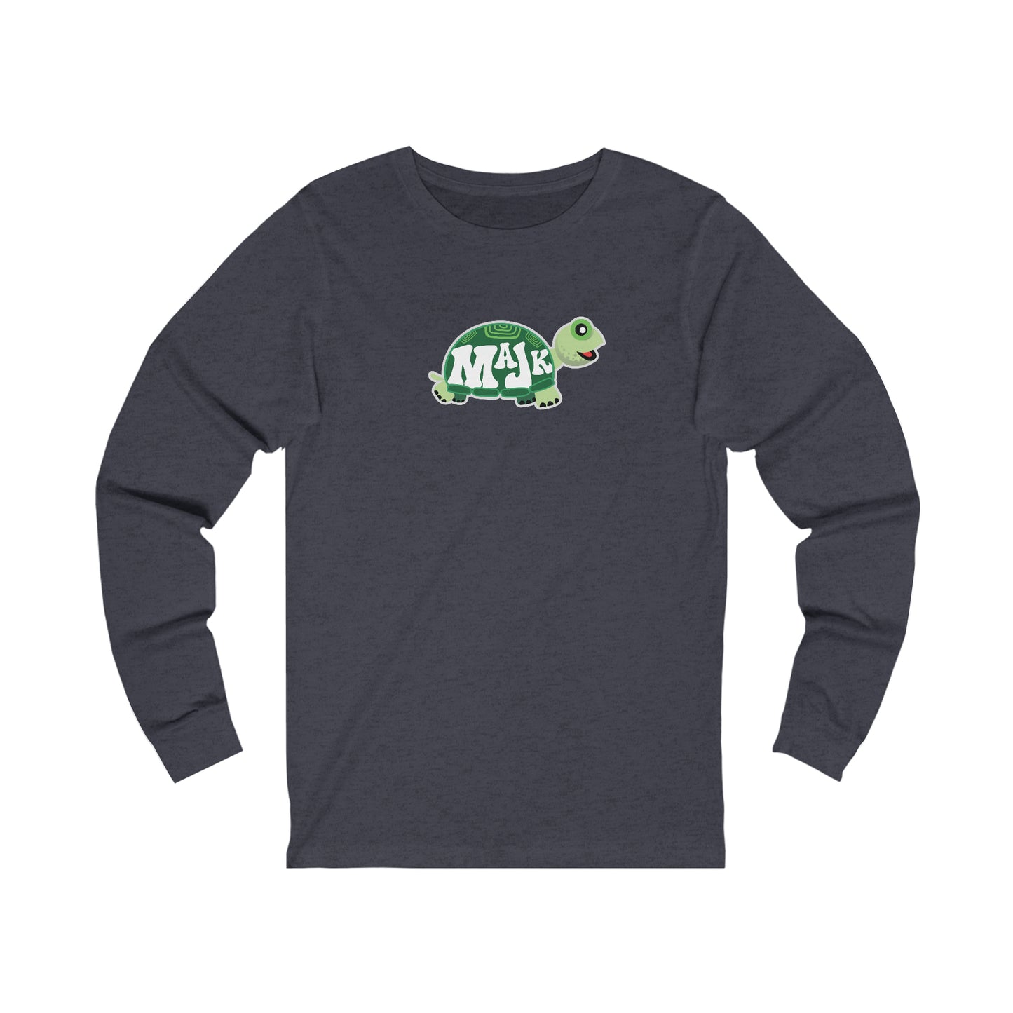 Unisex Jersey Long Sleeve Tee, MaJK Turtle Logo