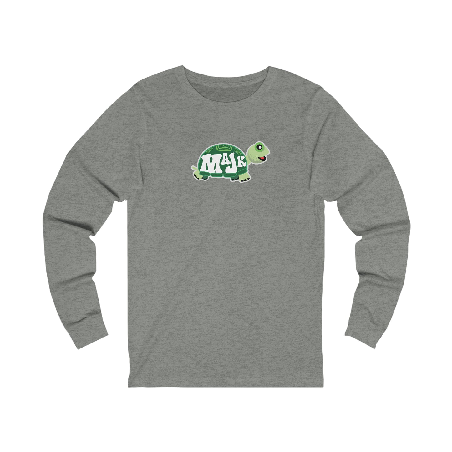 Unisex Jersey Long Sleeve Tee, MaJK Turtle Logo