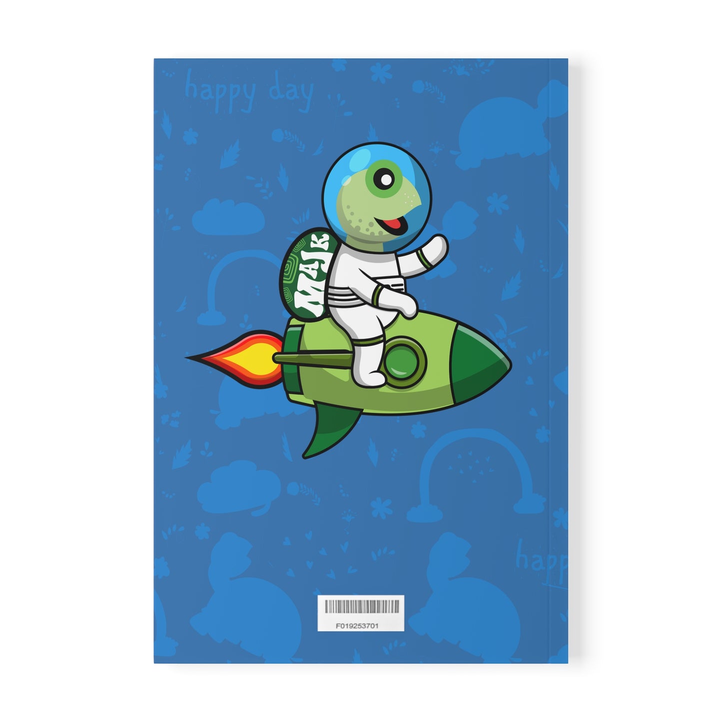 Softcover Notebook "Rocket Turtle"