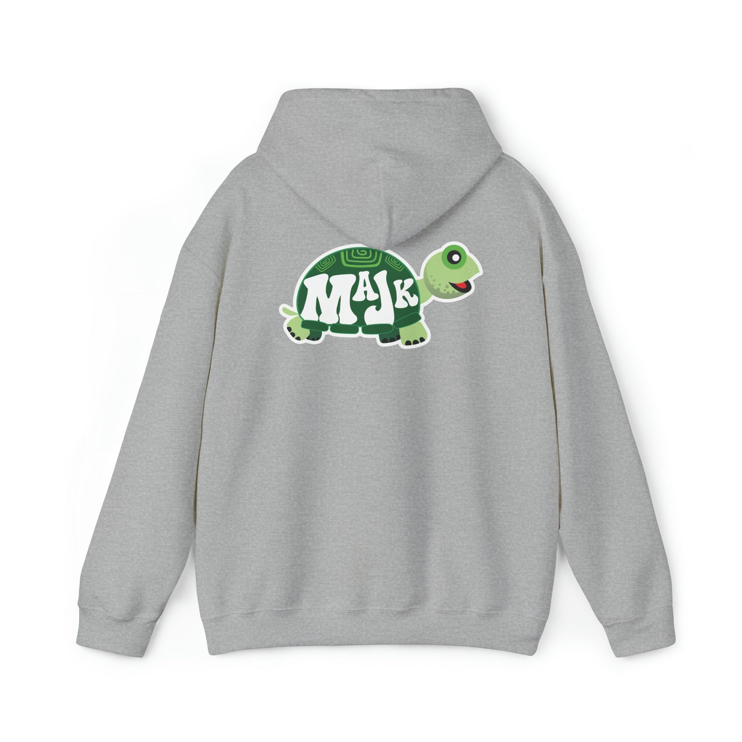 Unisex Heavy Blend Hooded Sweatshirt "MaJk Turtle Logo"