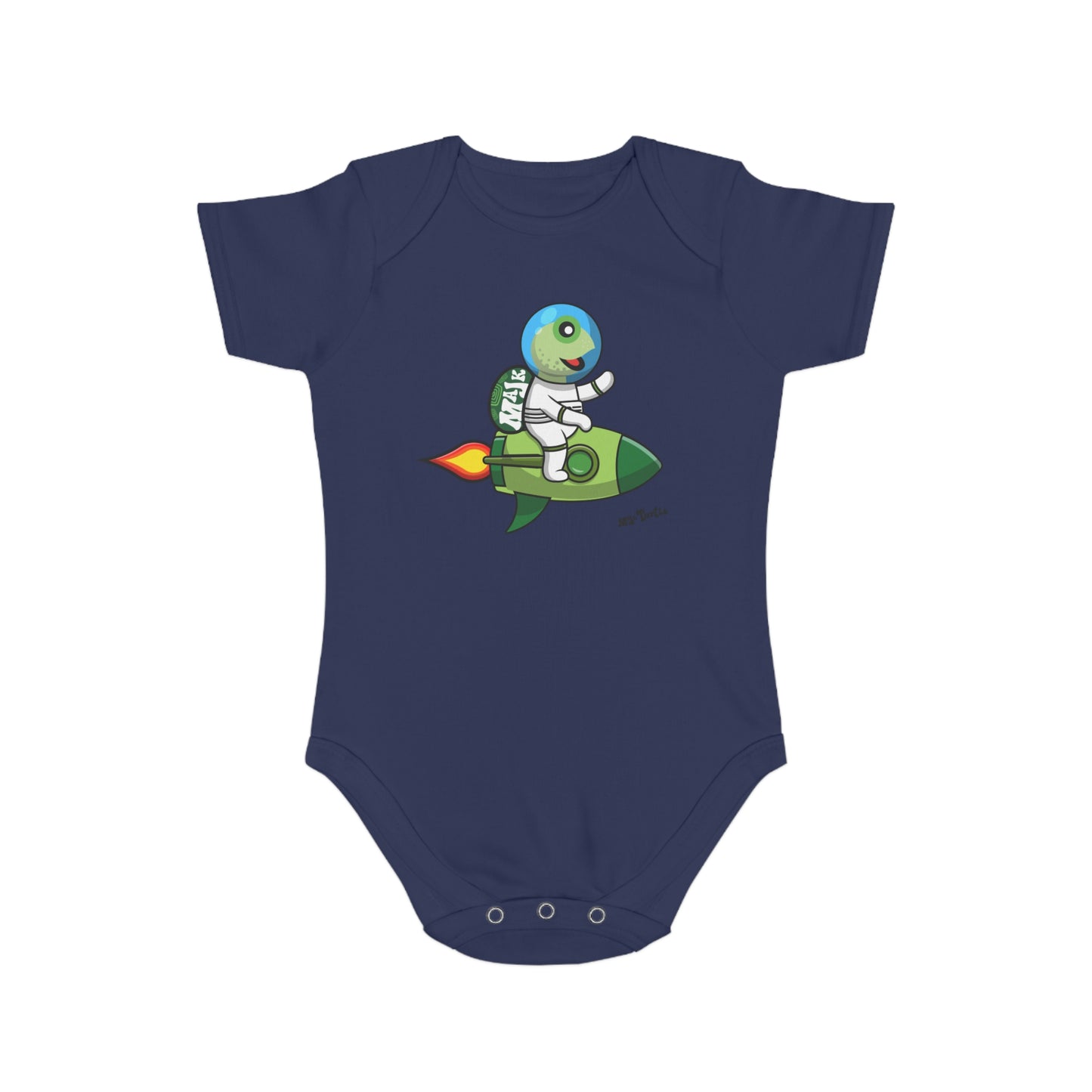 Short Sleeve Baby Bodysuit "Blast Off" collection (100% Cotton)