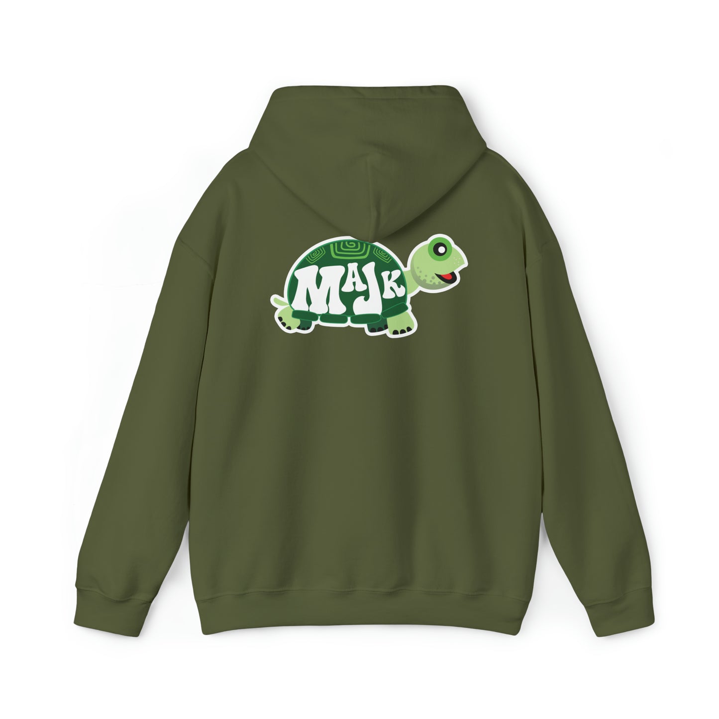 Unisex Heavy Blend Hooded Sweatshirt "MaJk Turtle Logo"