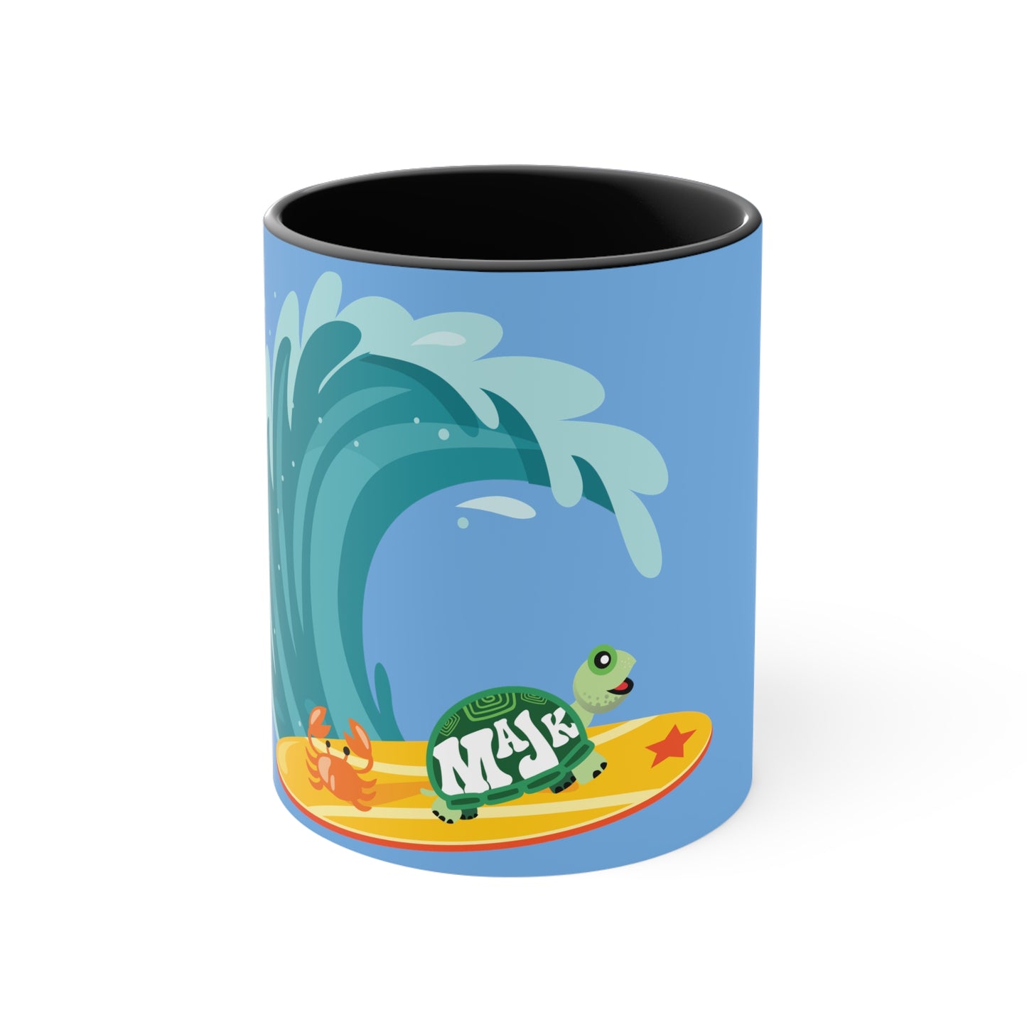 Accent Coffee Mug, 11oz, Turtally Tubed Collection