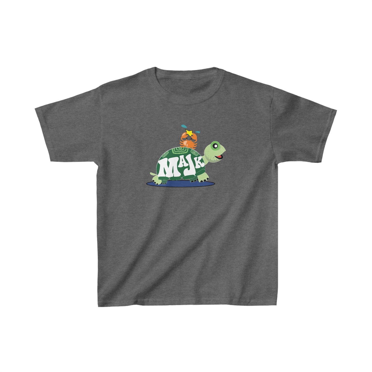 Kid's Classic Cotton Tee, Bestie's T-shirt w/ MaJK Turtle Logo on back