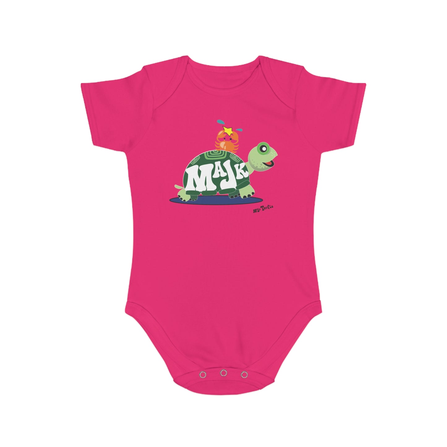 Short Sleeve Baby Bodysuit "Besties" (100% Cotton)
