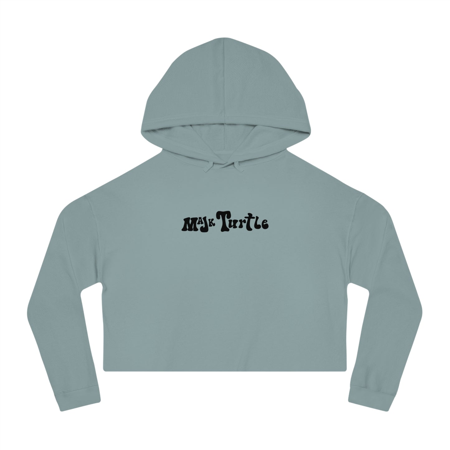 Women's Cropped Hooded Sweatshirt "Tag Shirt"