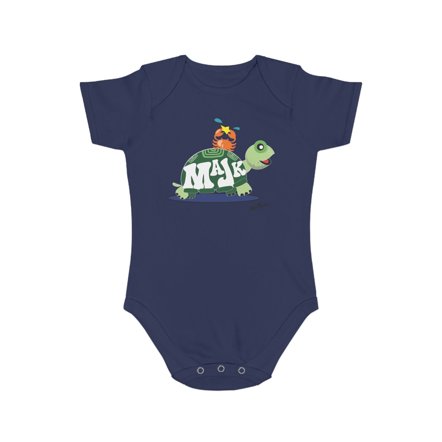 Short Sleeve Baby Bodysuit "Besties" (100% Cotton)