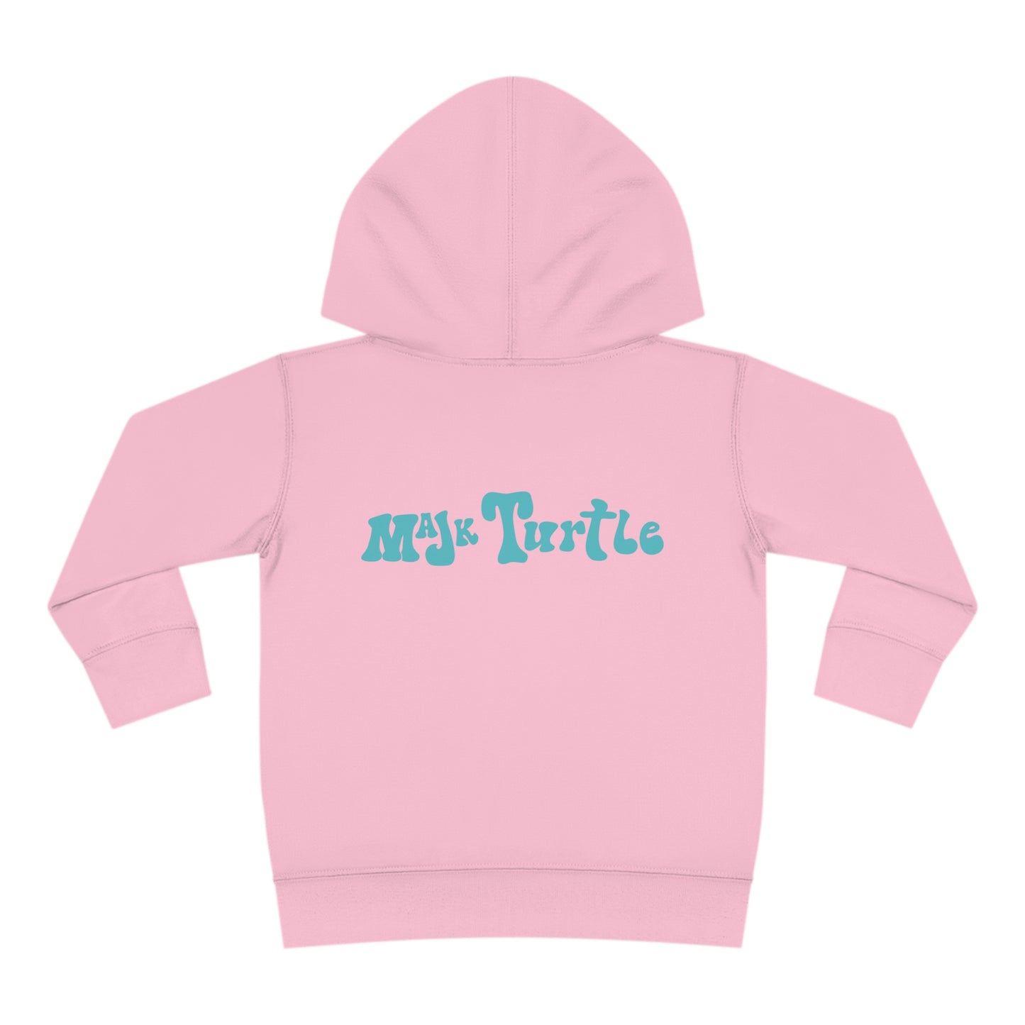 Toddler Pullover, Fleece Hoodie "Besties" (Aqua Logo on back)