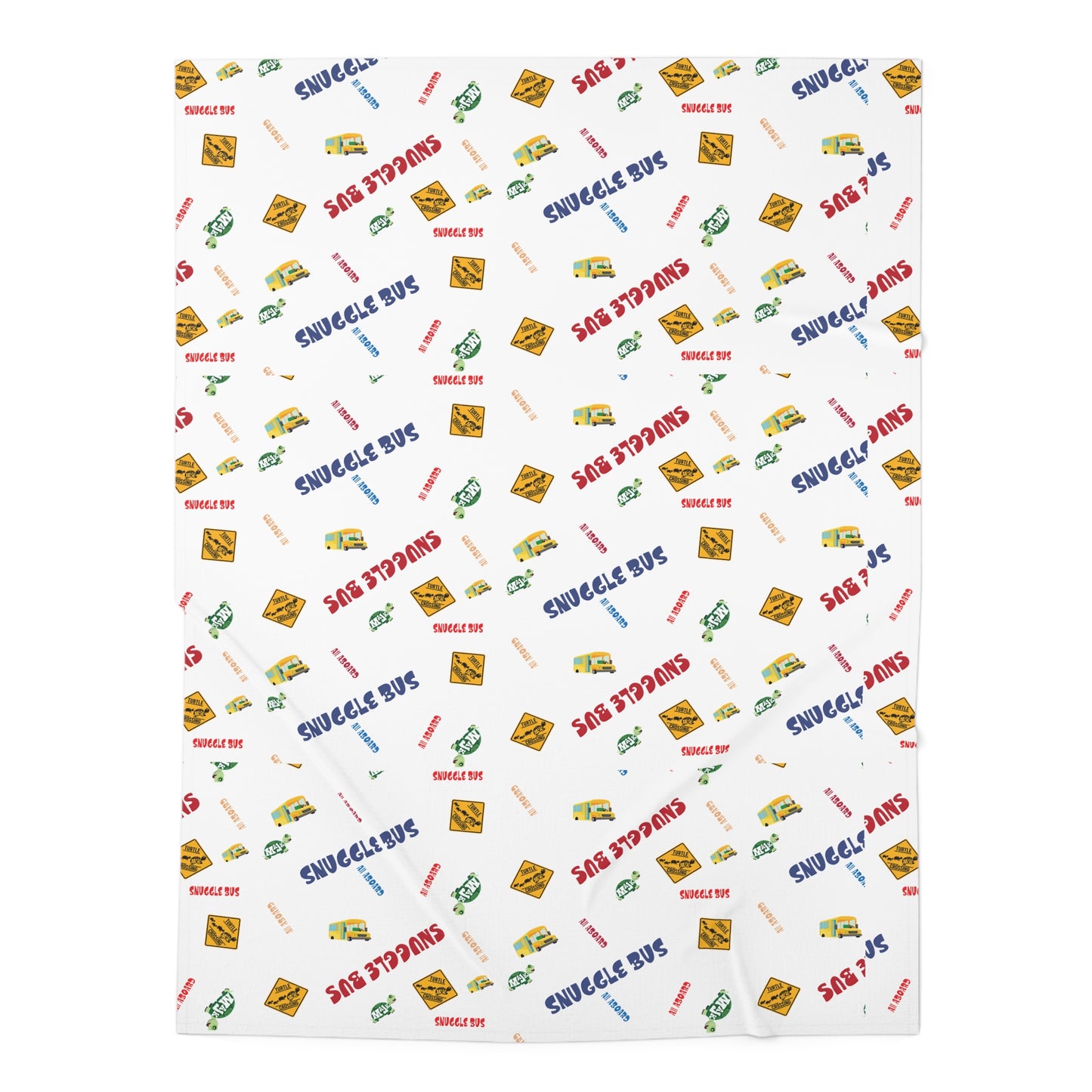 Baby Swaddle Blanket "Snuggle Bus Collection"