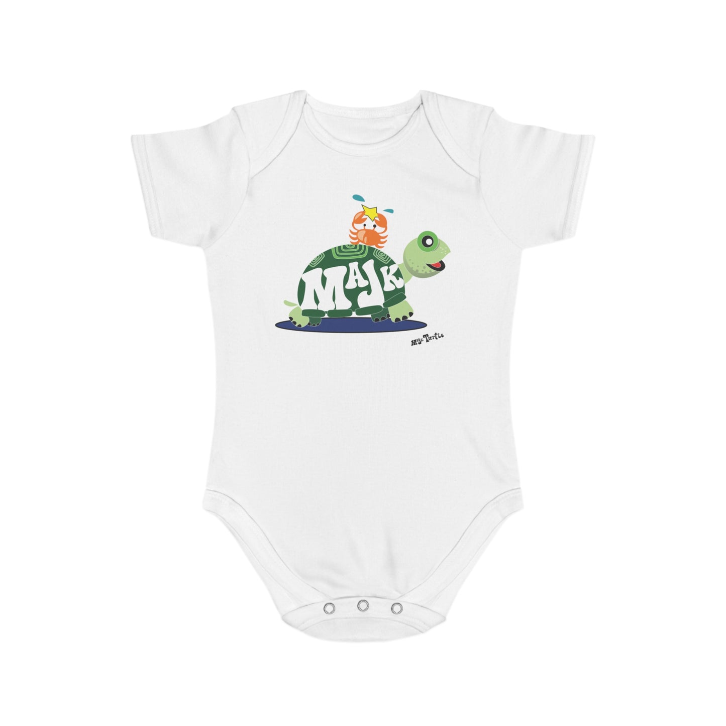 Short Sleeve Baby Bodysuit "Besties" (100% Cotton)
