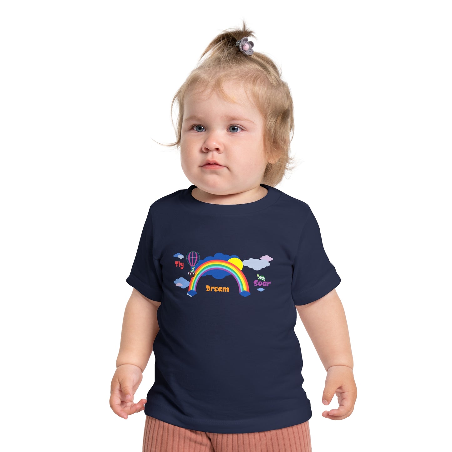 Baby Short Sleeve T-Shirt "Fly, Dream, Soar"