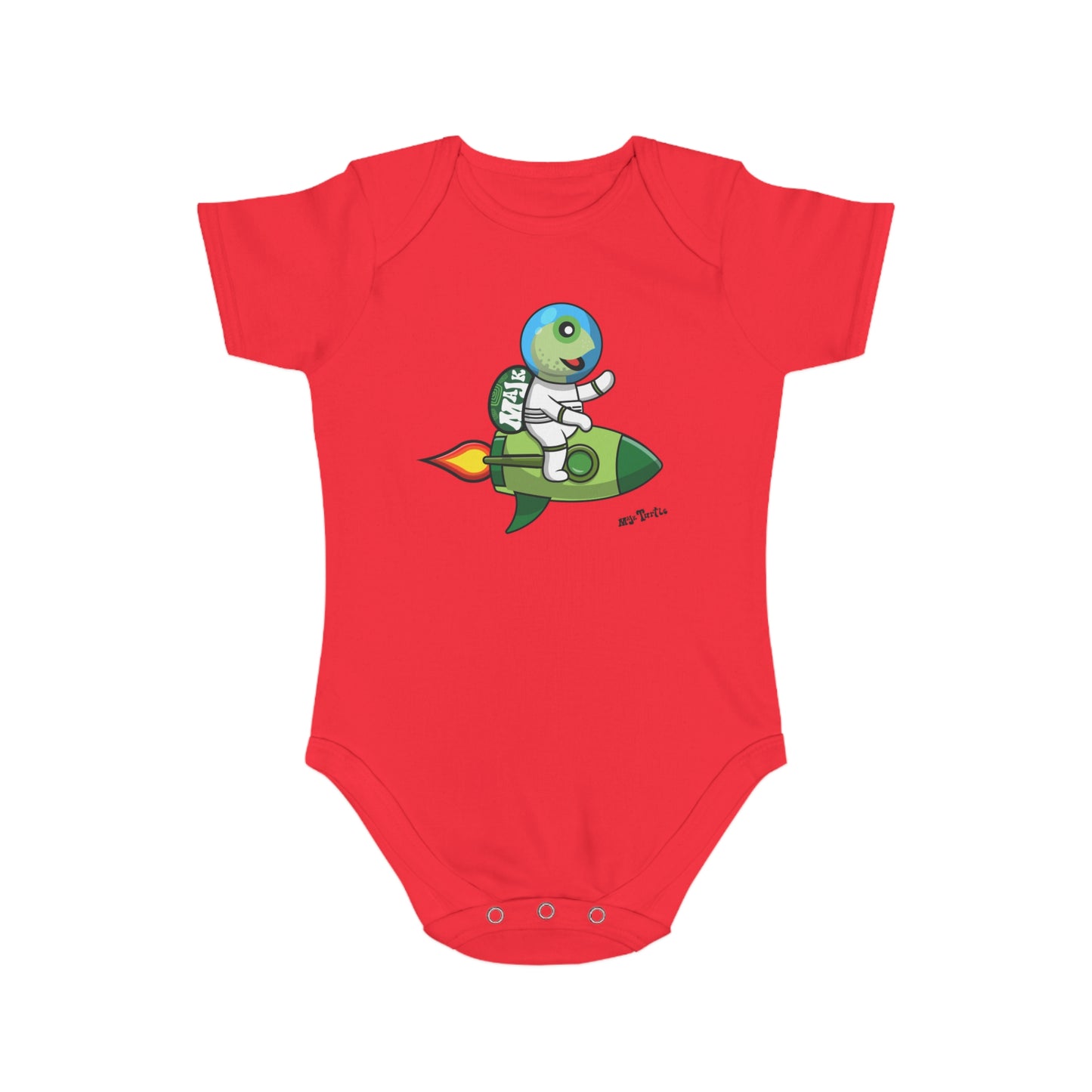 Short Sleeve Baby Bodysuit "Blast Off" collection (100% Cotton)
