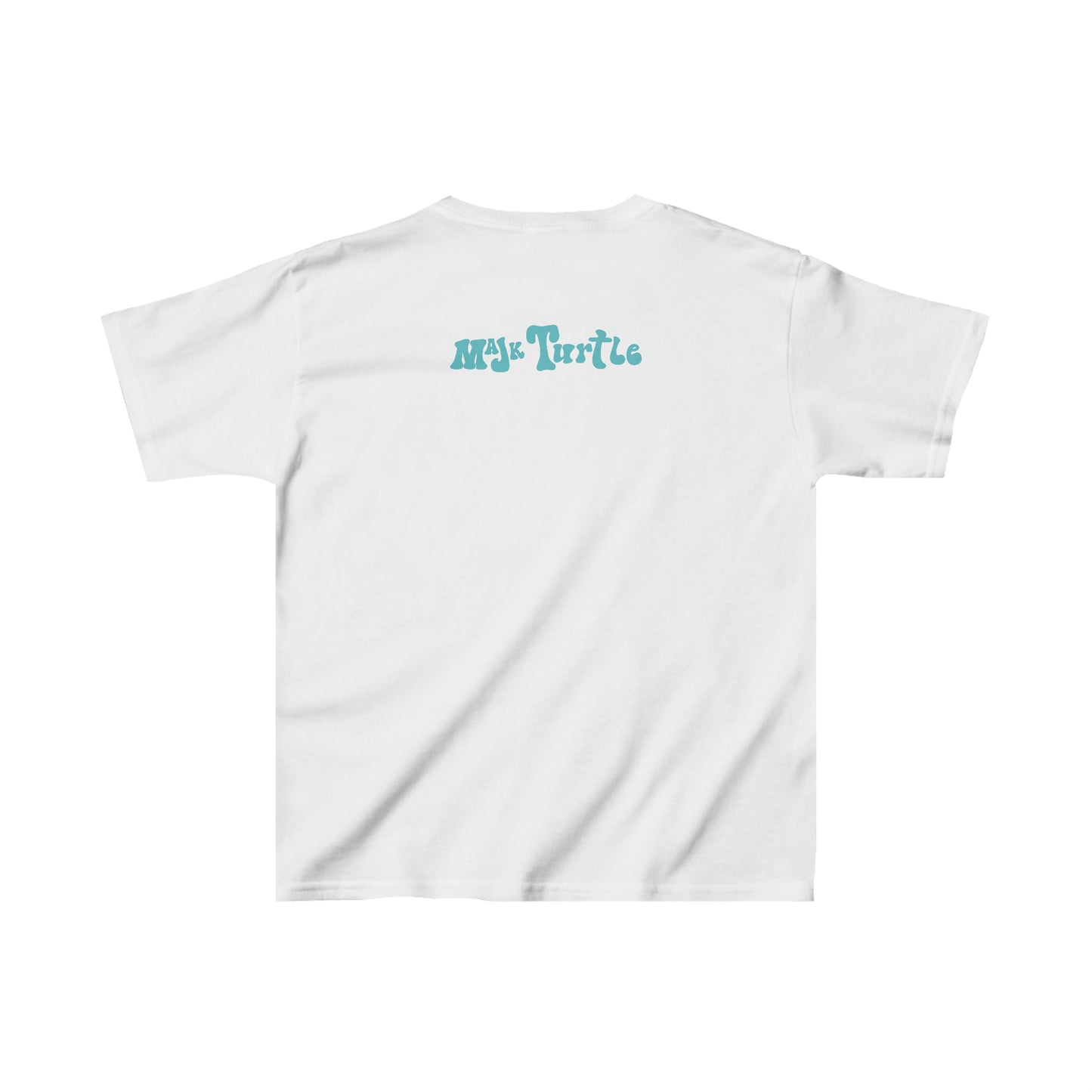 Kid's Classic Cotton Tee, Bestie's T-shirt w/ MaJK Turtle Logo on back