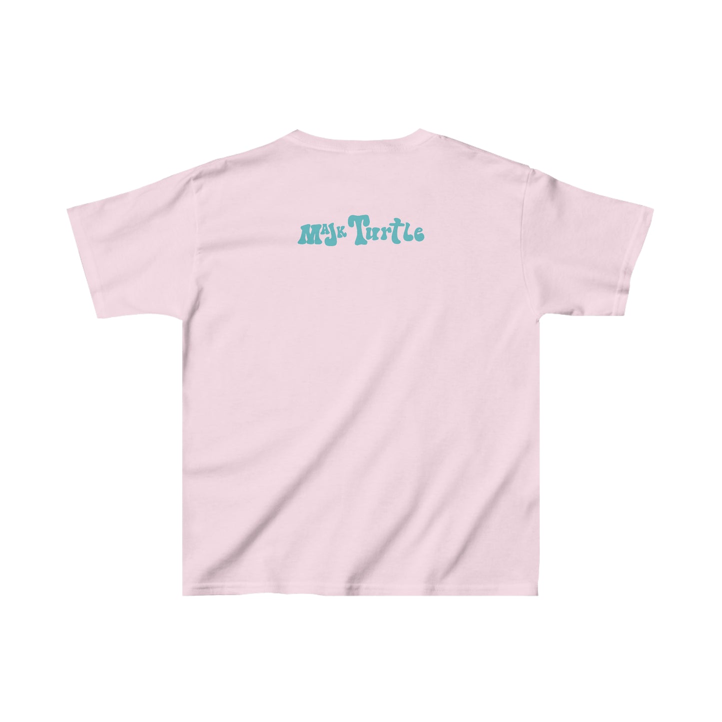 Kid's Classic Cotton Tee, Bestie's T-shirt w/ MaJK Turtle Logo on back