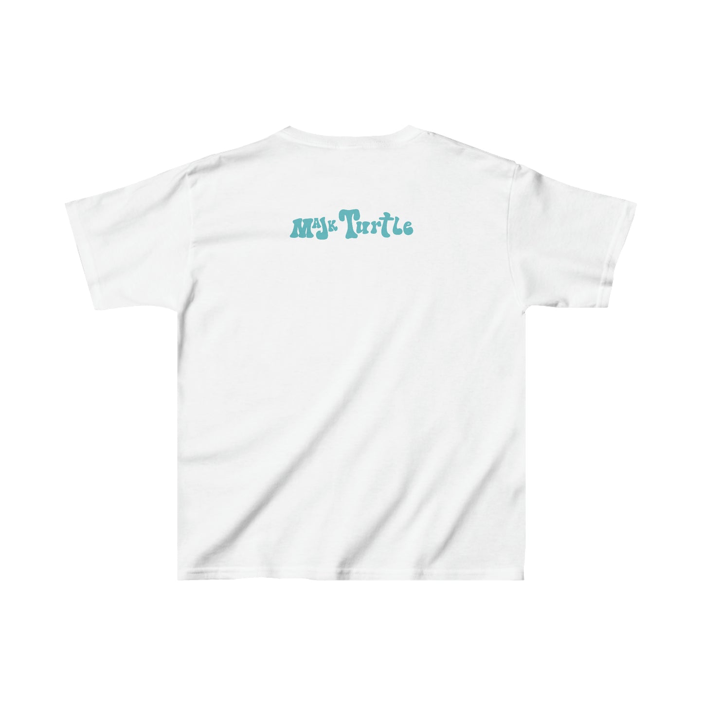 Kid's Classic Cotton Tee, Bestie's T-shirt w/ MaJK Turtle Logo on back