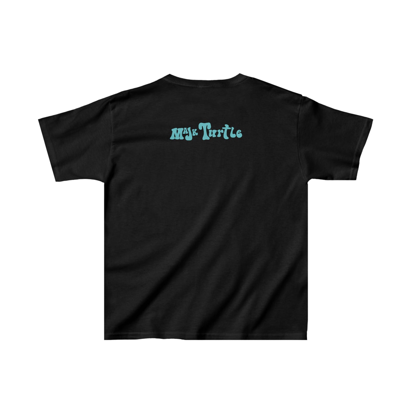 Kid's Classic Cotton Tee, Bestie's T-shirt w/ MaJK Turtle Logo on back